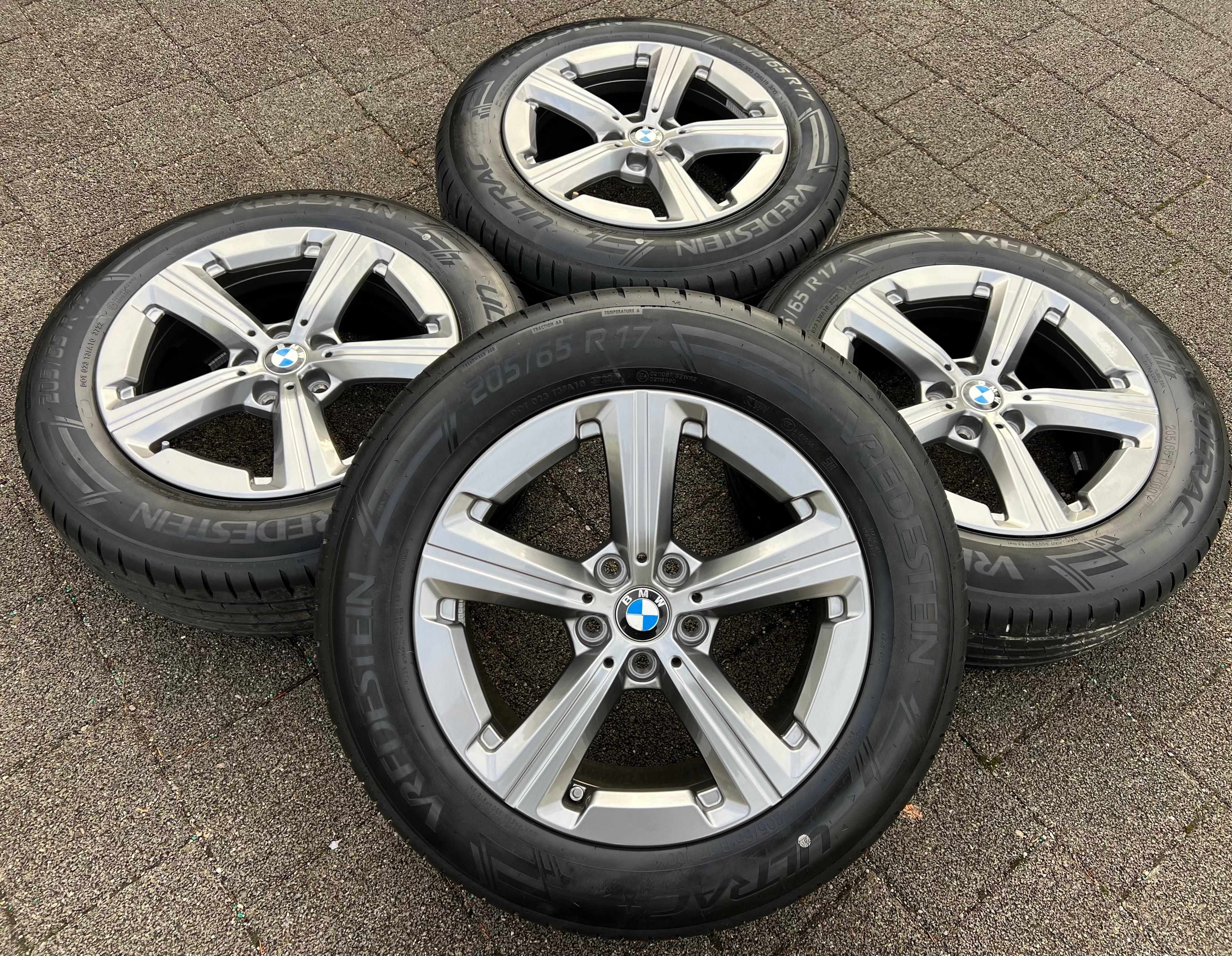 4 ORIGINAL 17" ALU SOMMERRÄDER BMW X1 U11 X2 U10 205/65R17 100Y VREDESTEIN 2022 RDKS
