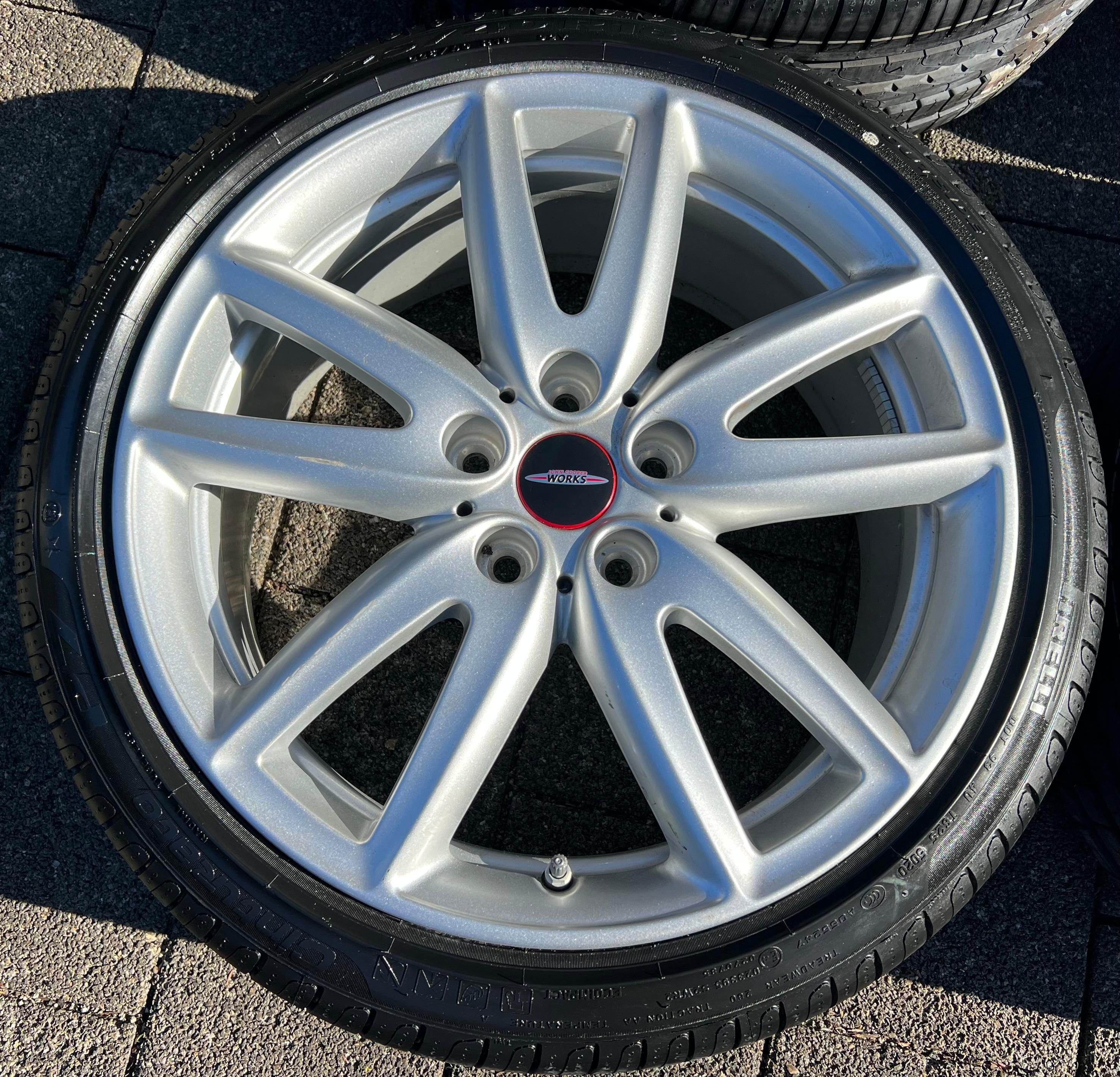 4 CERCHI ESTIVI ORIGINALI DA 18" IN ALLUMINIO MINI CLUBMAN F54 PIRELLI 2020 6856049 RDKS CONSEGNA GRATUITA