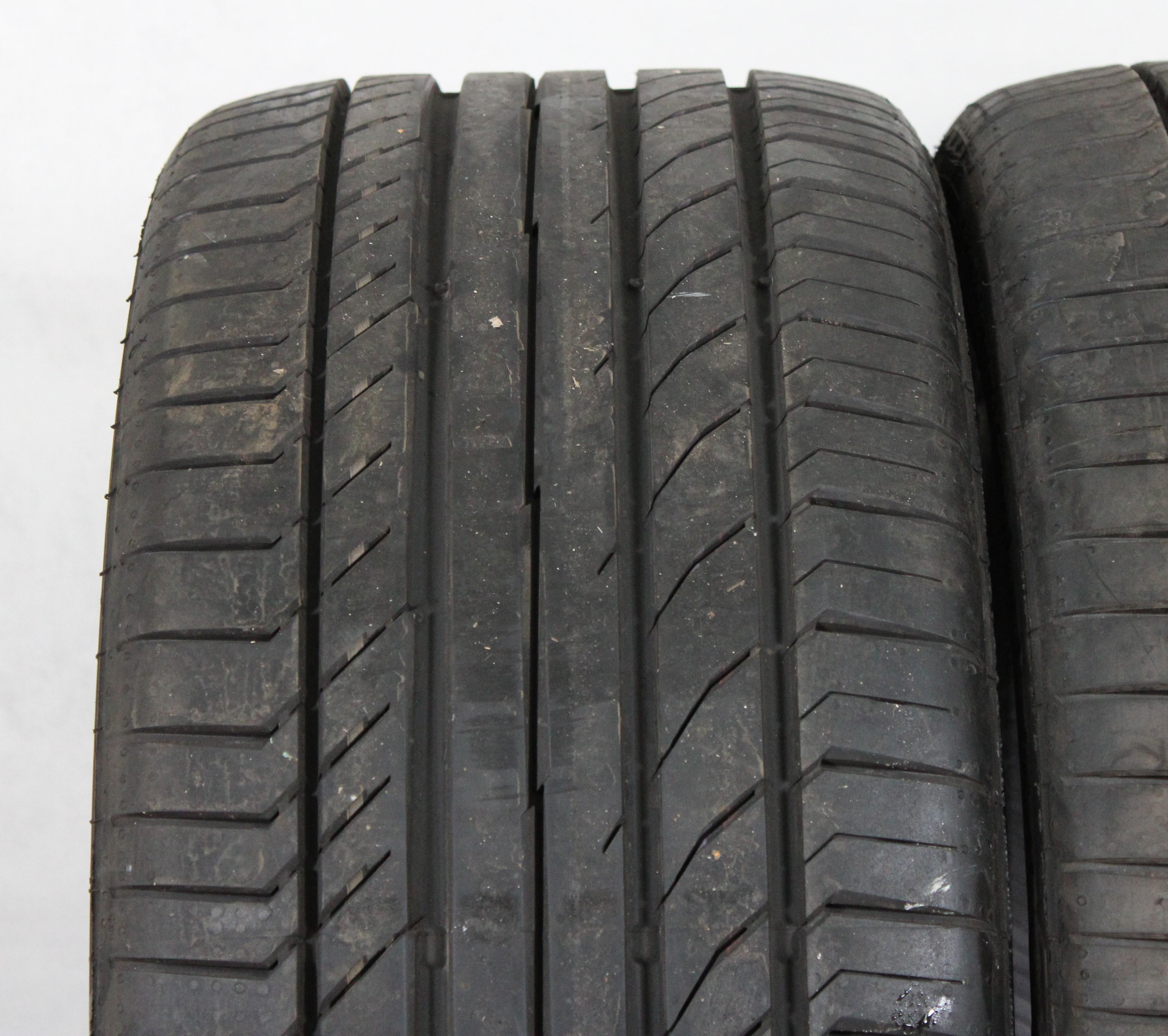 2 x 255/45R17 98W neumáticos de verano Continental Sport Contact 5 SSR Runflat 7,5-8mm 2017 *