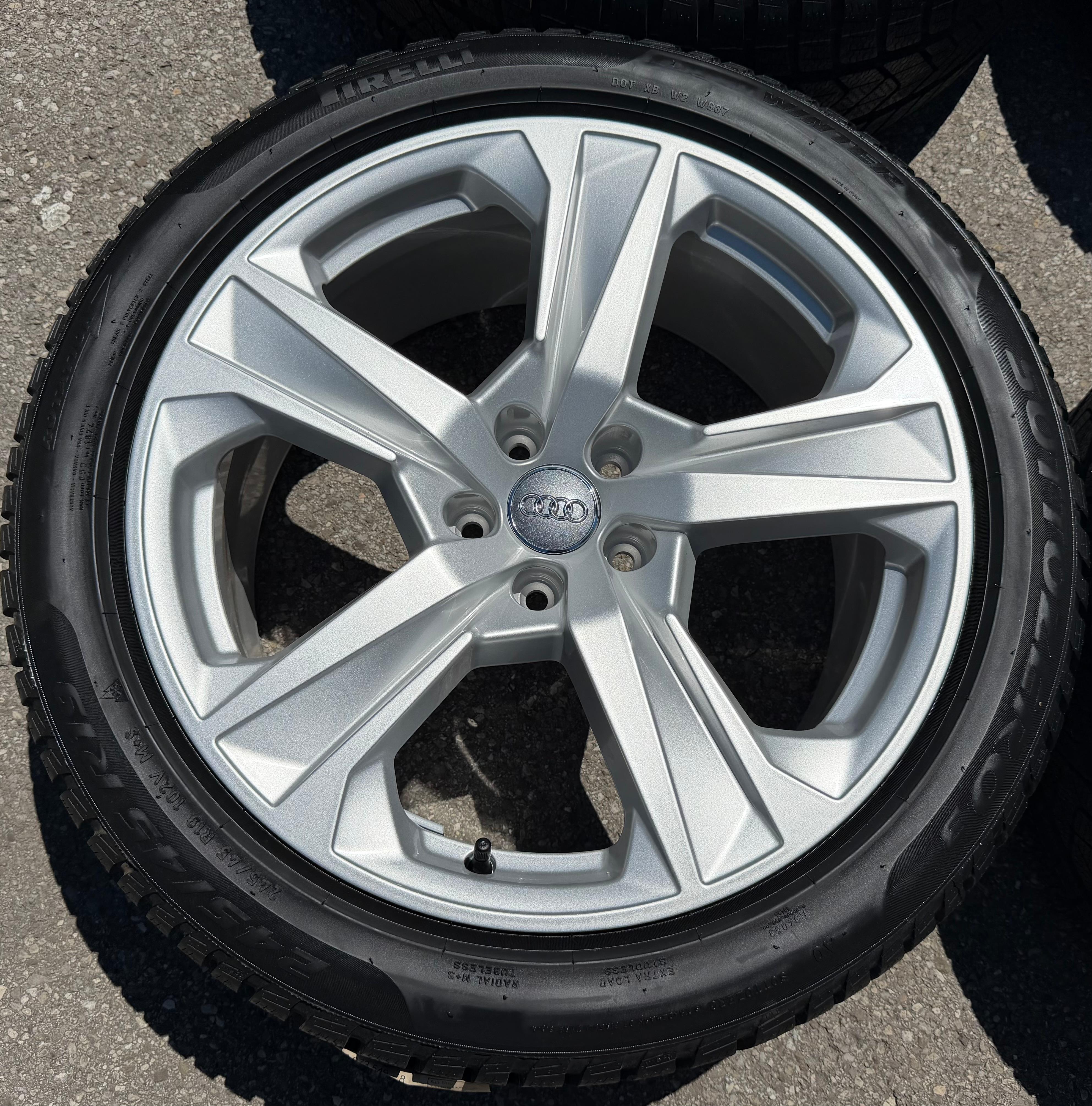 4 Original 19" Alu Winterräder Audi A7 Sportback 4K 4K8601025D 245/45R19 102V Pirelli