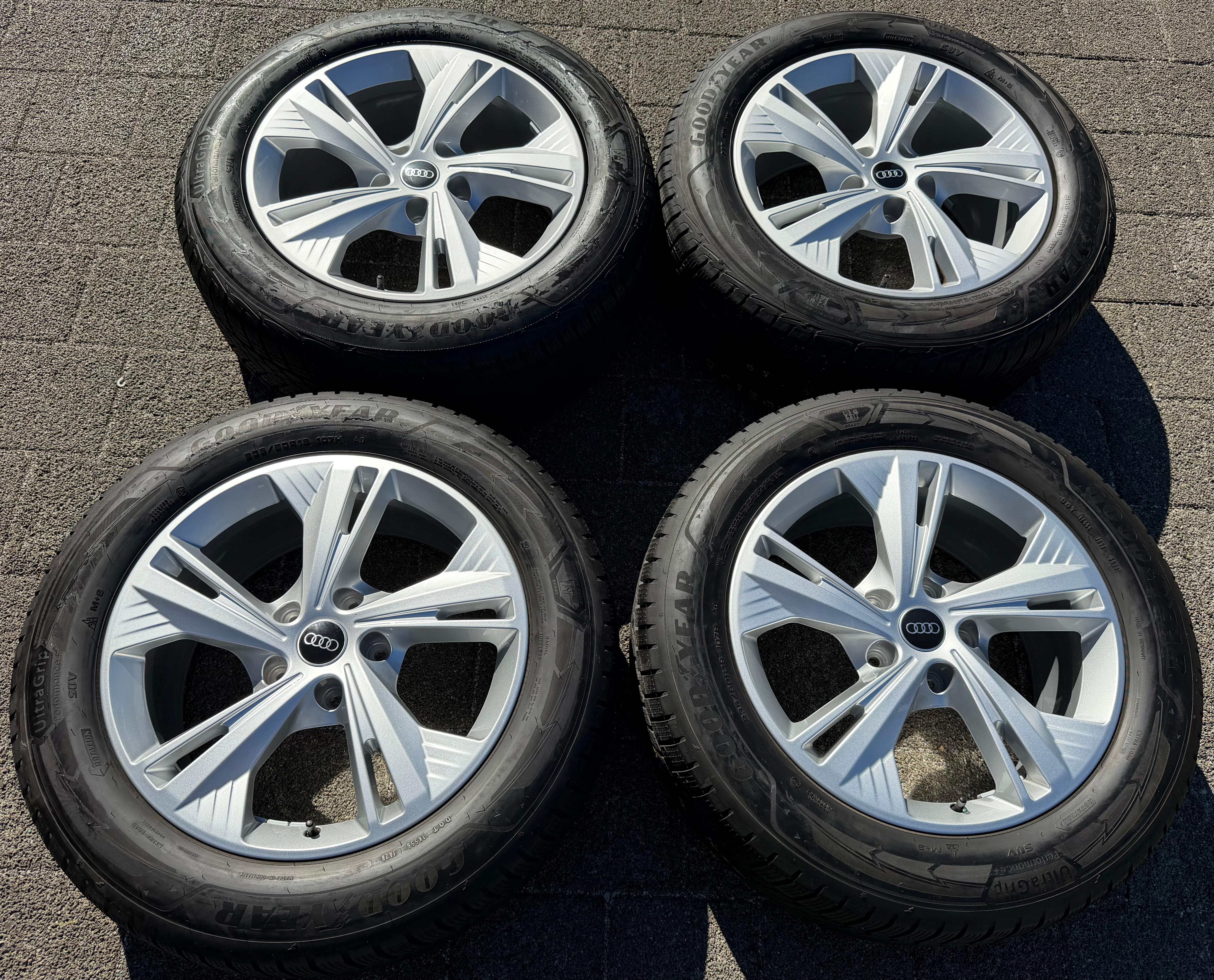 4 Original 19" Alu Winterräder AUDI Q6 SQ6 GF 85H601025F 85H601025G Goodyear