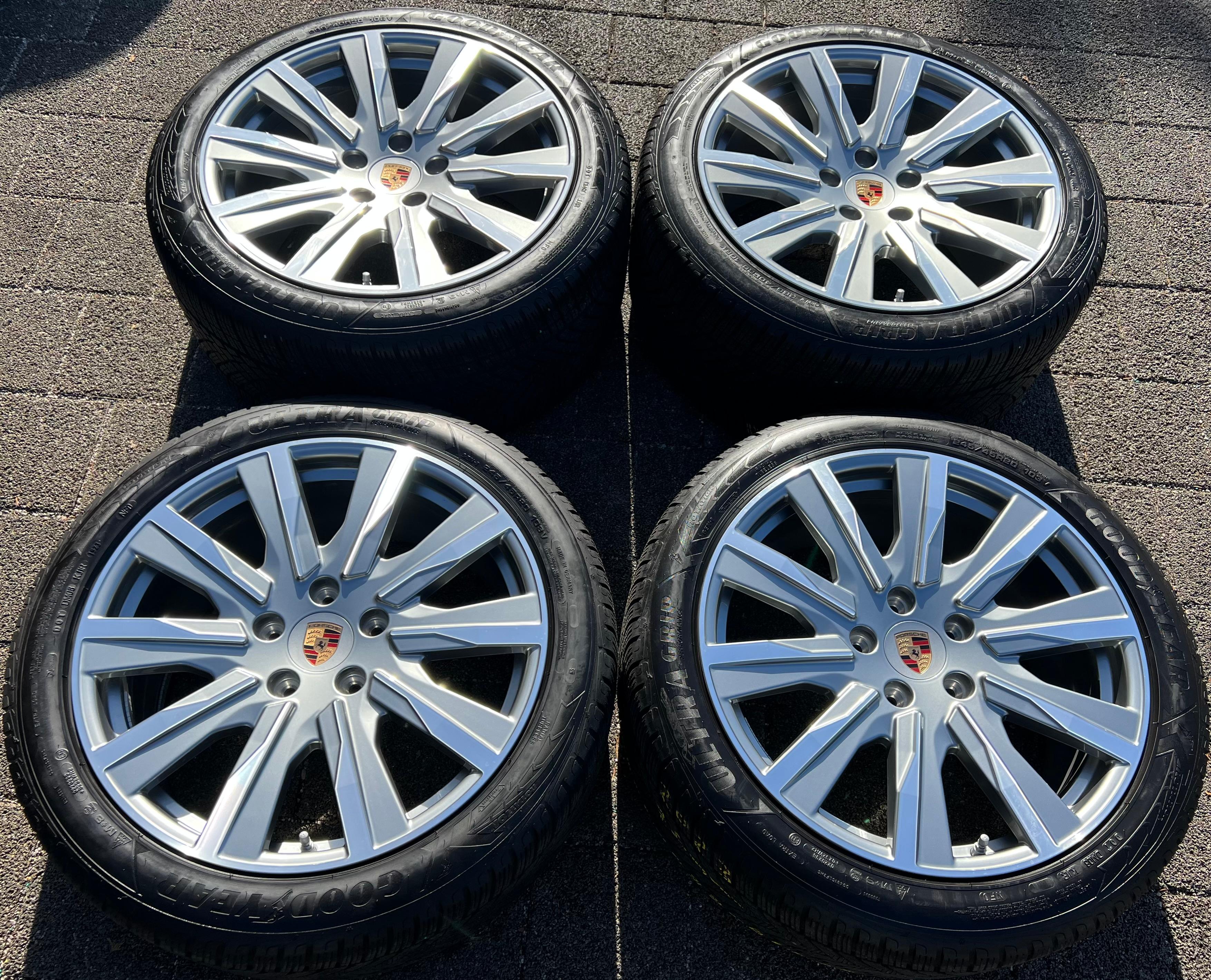 4 RUOTE IN LEGA ORIGINALI DA 20" INVERNALI PORSCHE TAYCAN TEQUIPMENT RDKS CONSEGNA GRATUITA