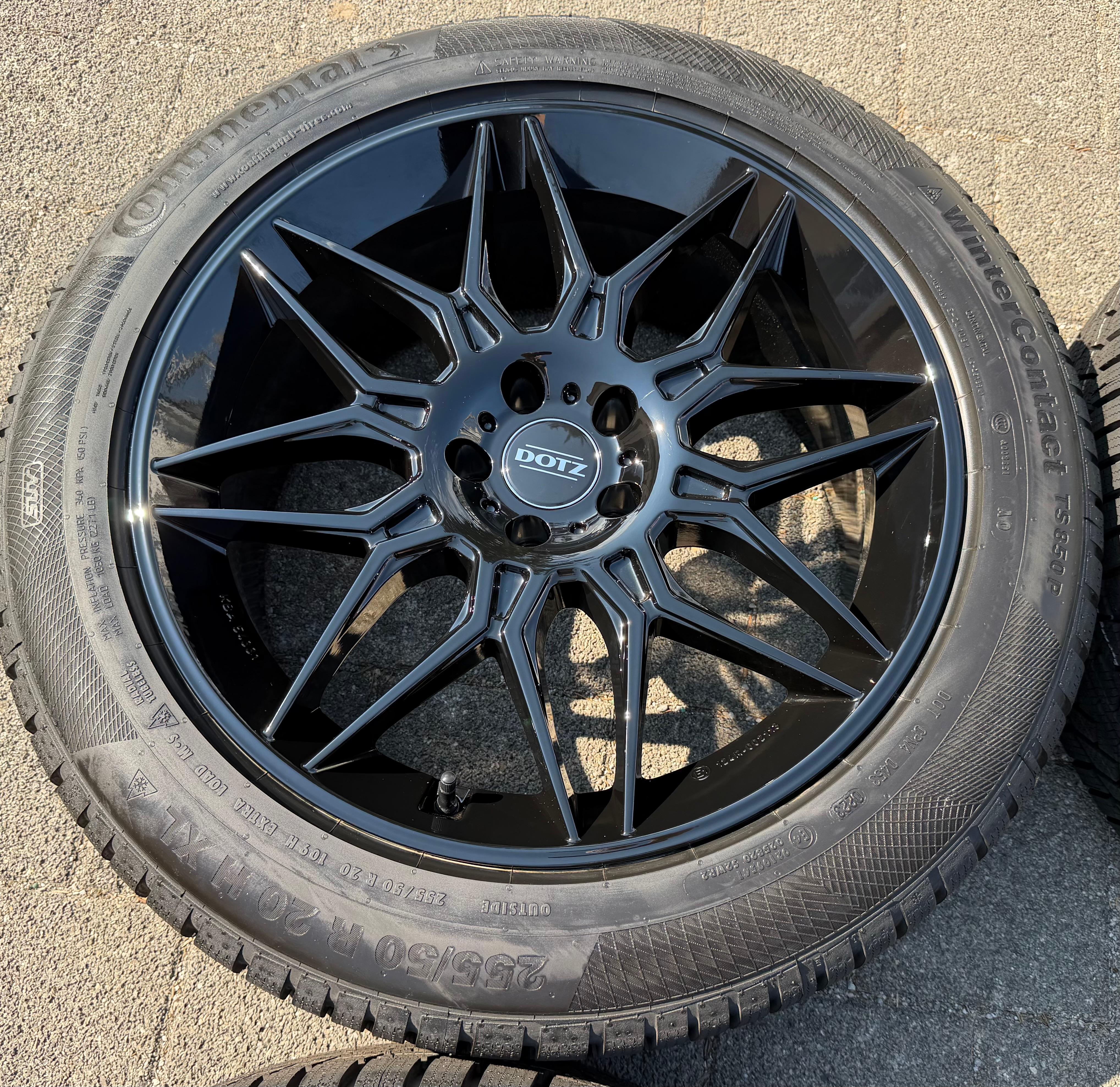 4 Alu 20" Winterräder Audi E-Tron Q8 GEN Q7 II 255/50R20 109H Continental