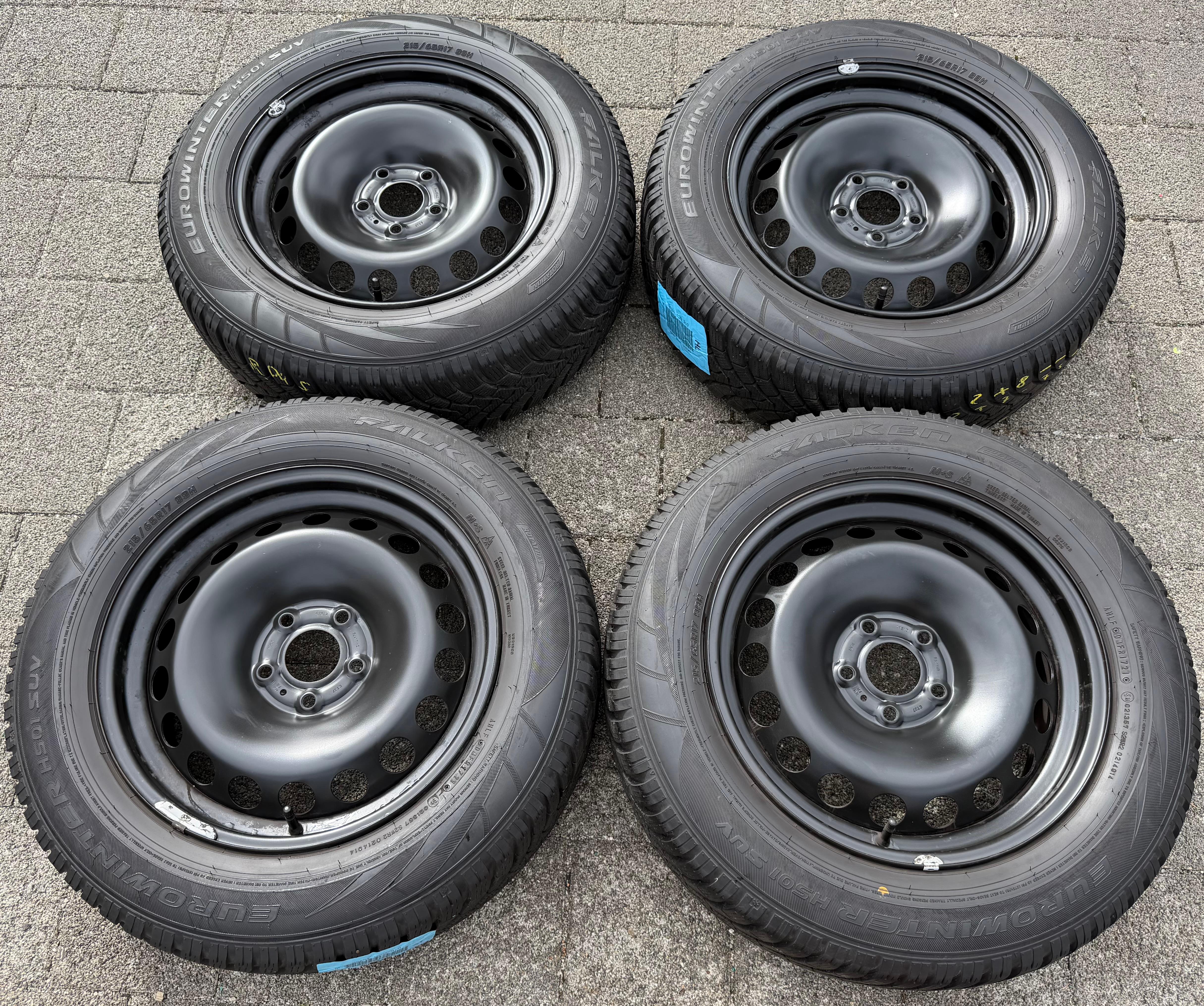 4 Winterräder Nissan Qashqai III J12 Renault Austral 215/65R17 99H RDKS Falken
