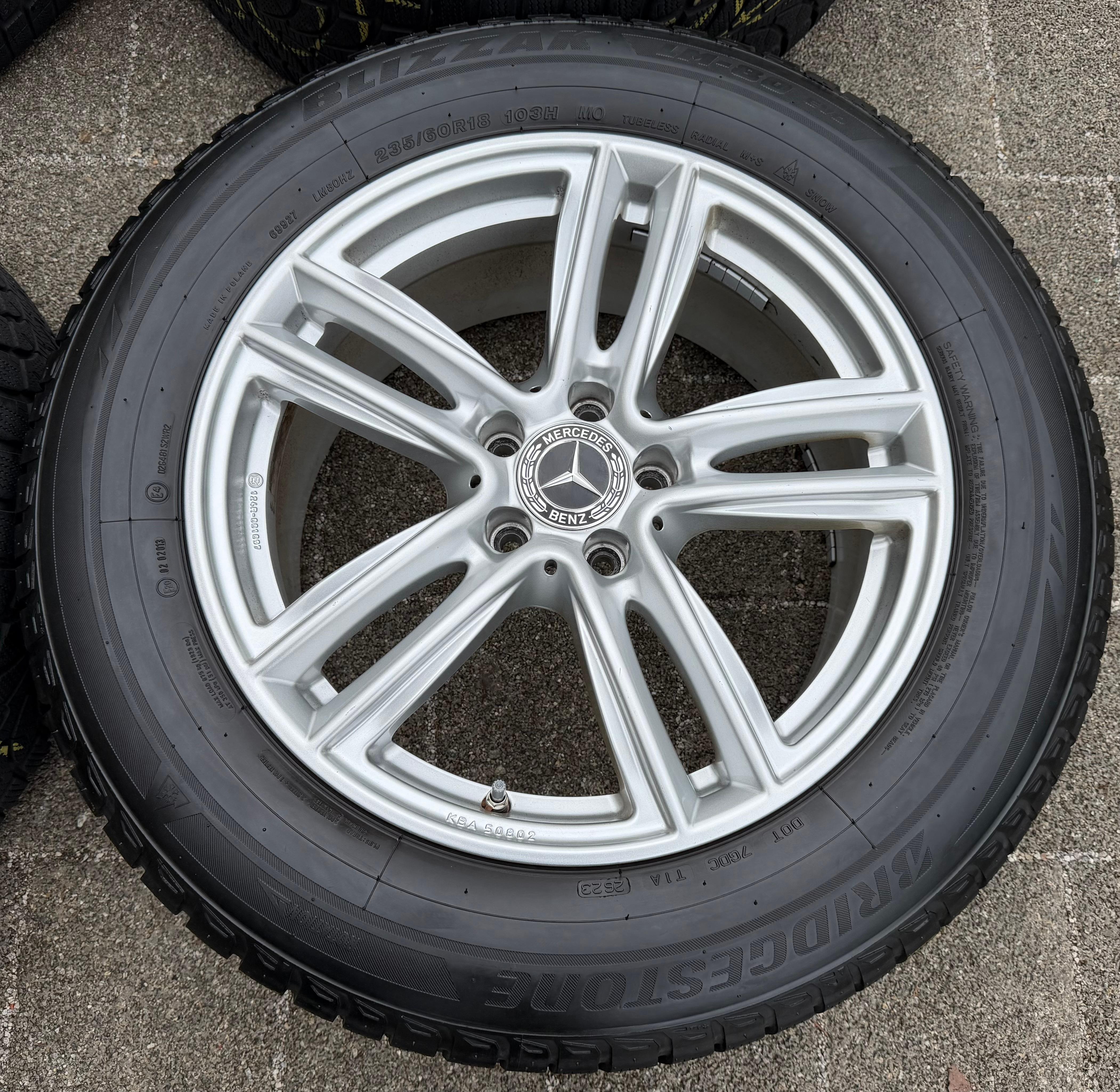 4 ALU 18" WINTERRÄDER MERCEDES GLC GLC-COUPE 204X W253 235/60R18 103H RDKS 2023