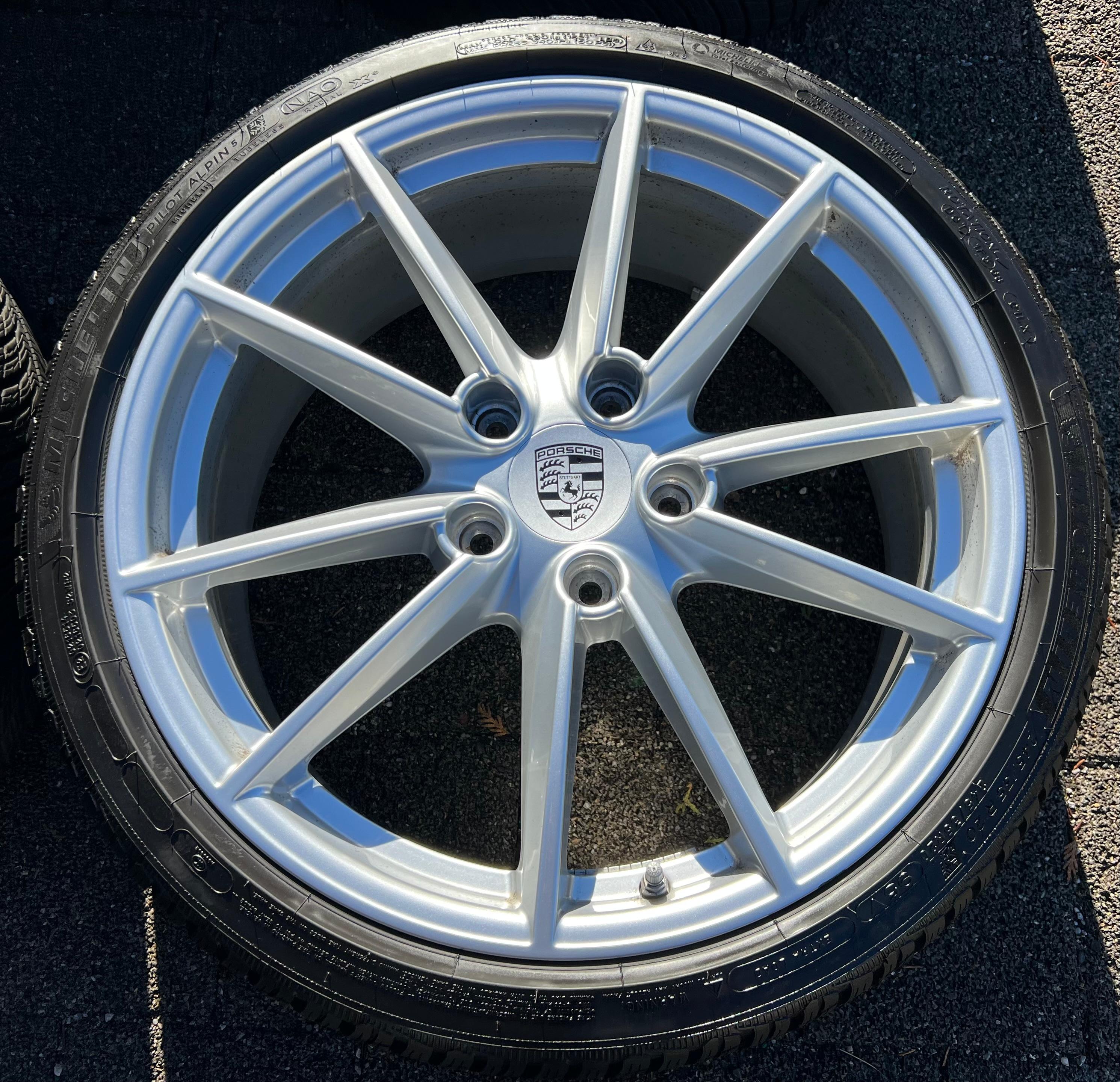 4 ORIGINAL 20" 21" ALU WINTERRÄDER PORSCHE 911 992 992601025C 992601025D MICHELIN RDKS