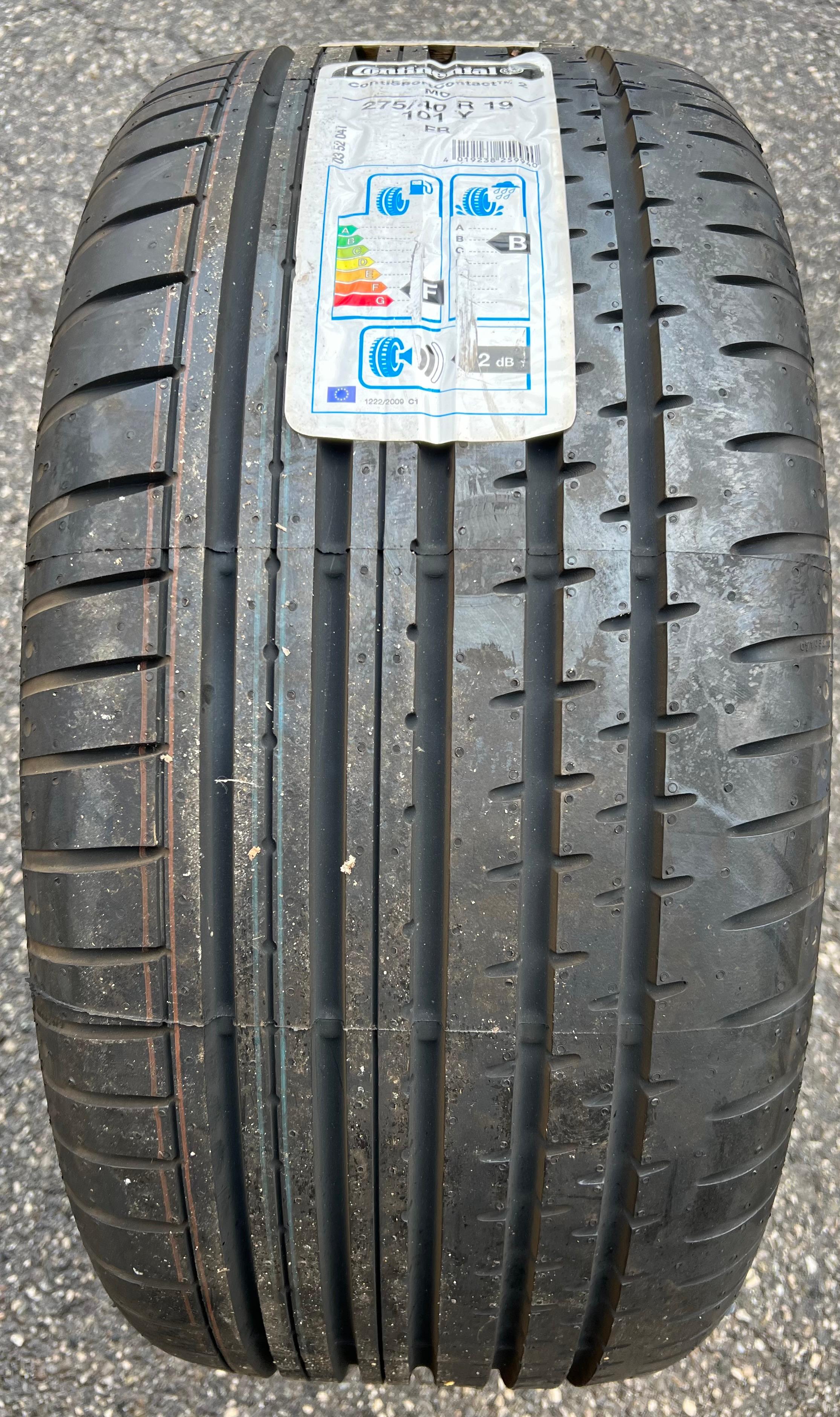 1 x 275/40R19 101Y neumático de verano Continental Sport Contact 2 MO NUEVO 2014
