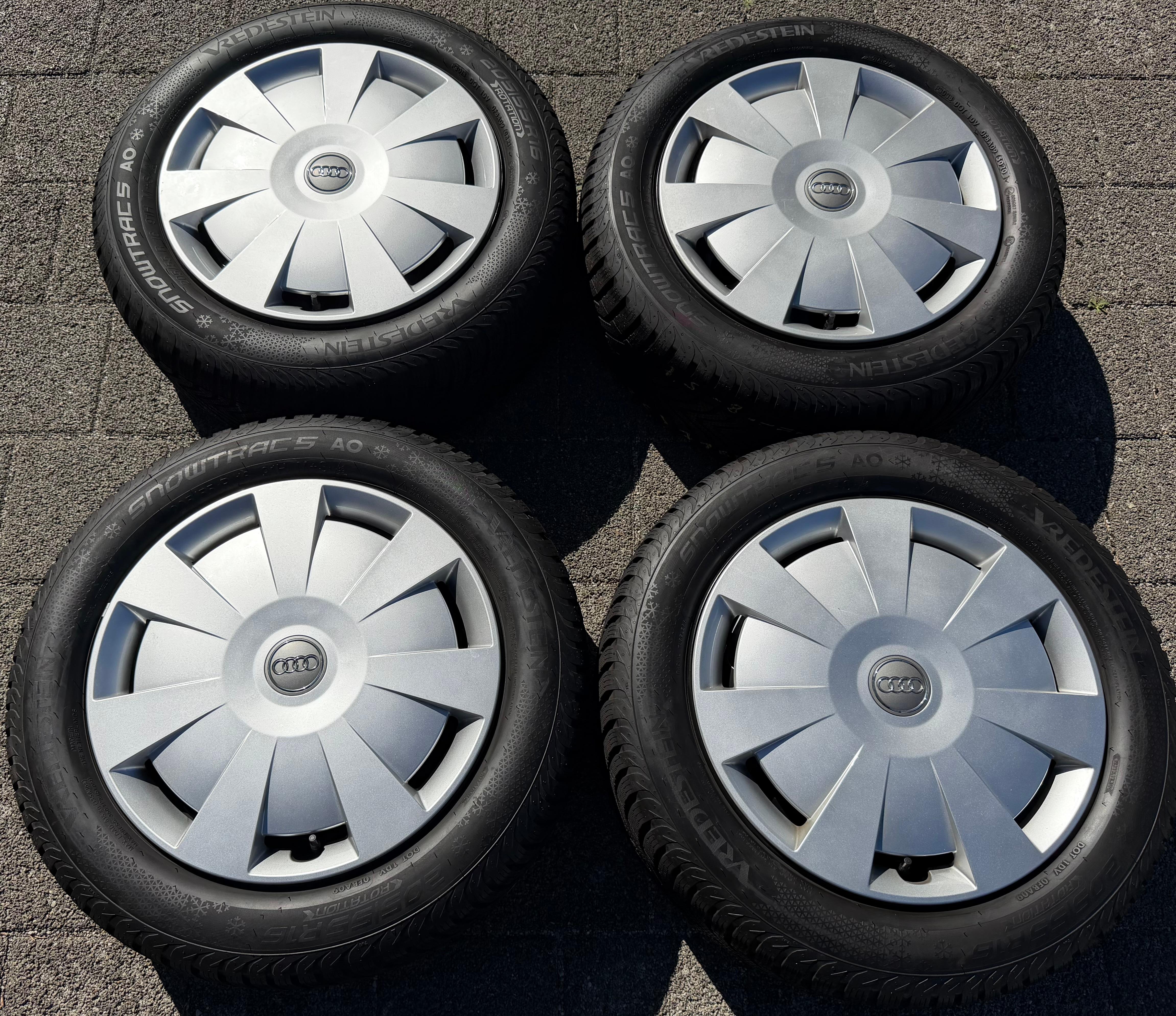 4 ruedas de invierno Audi A3 8V Sportback Cabrio 205/55R16 91H Vredestein 8V0601027A 2021