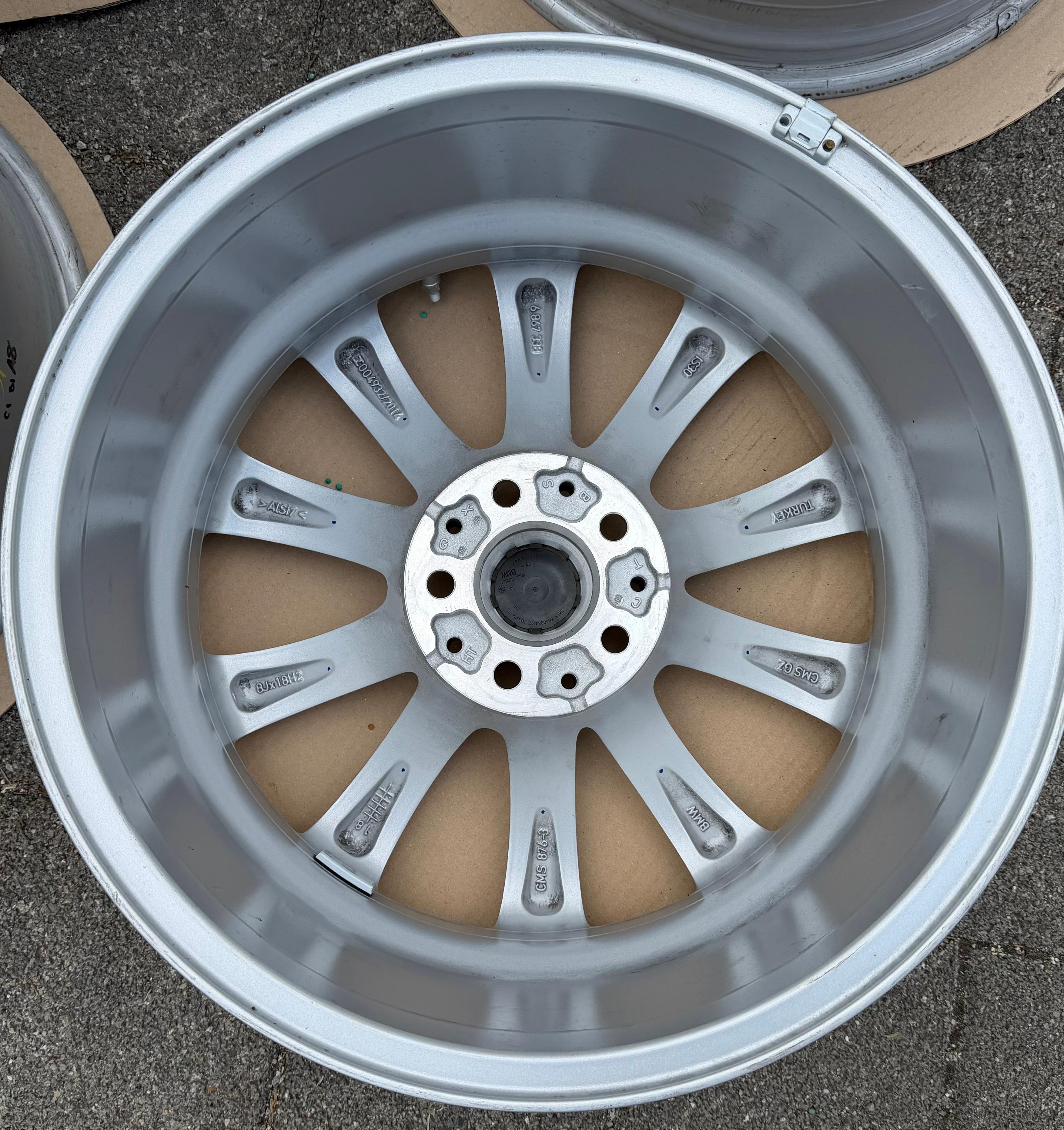 4 ORIGINAL 18" ALUFELGEN BMW 5ER REIHE G30 G31 8ER G14 G15 G16 6ER G32 8x18 ET30 9x18 ET41