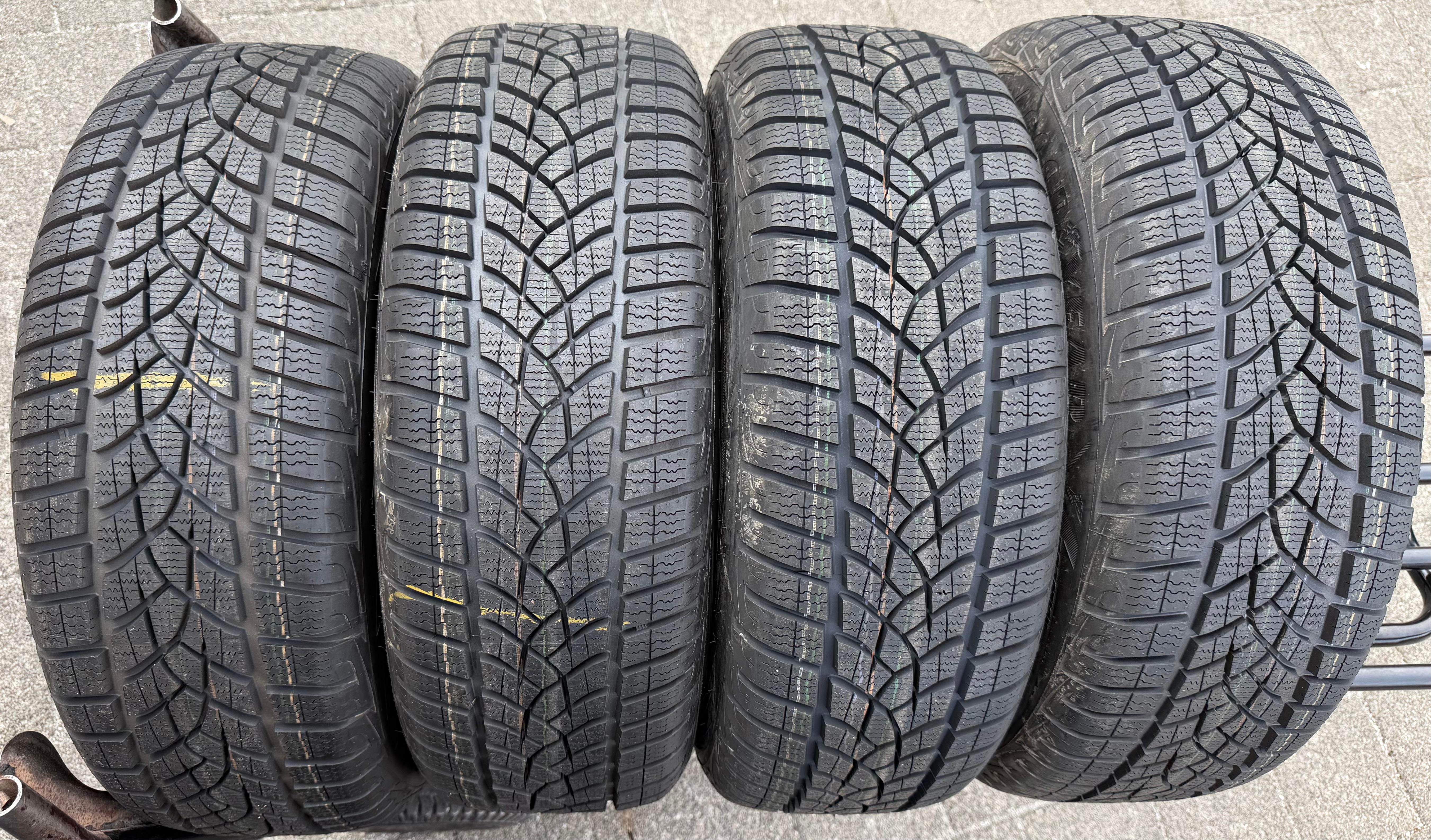 4 Original Alu Winterräder Audi A4 B9 8W 205/60R16 92H 8W0601025 Goodyear