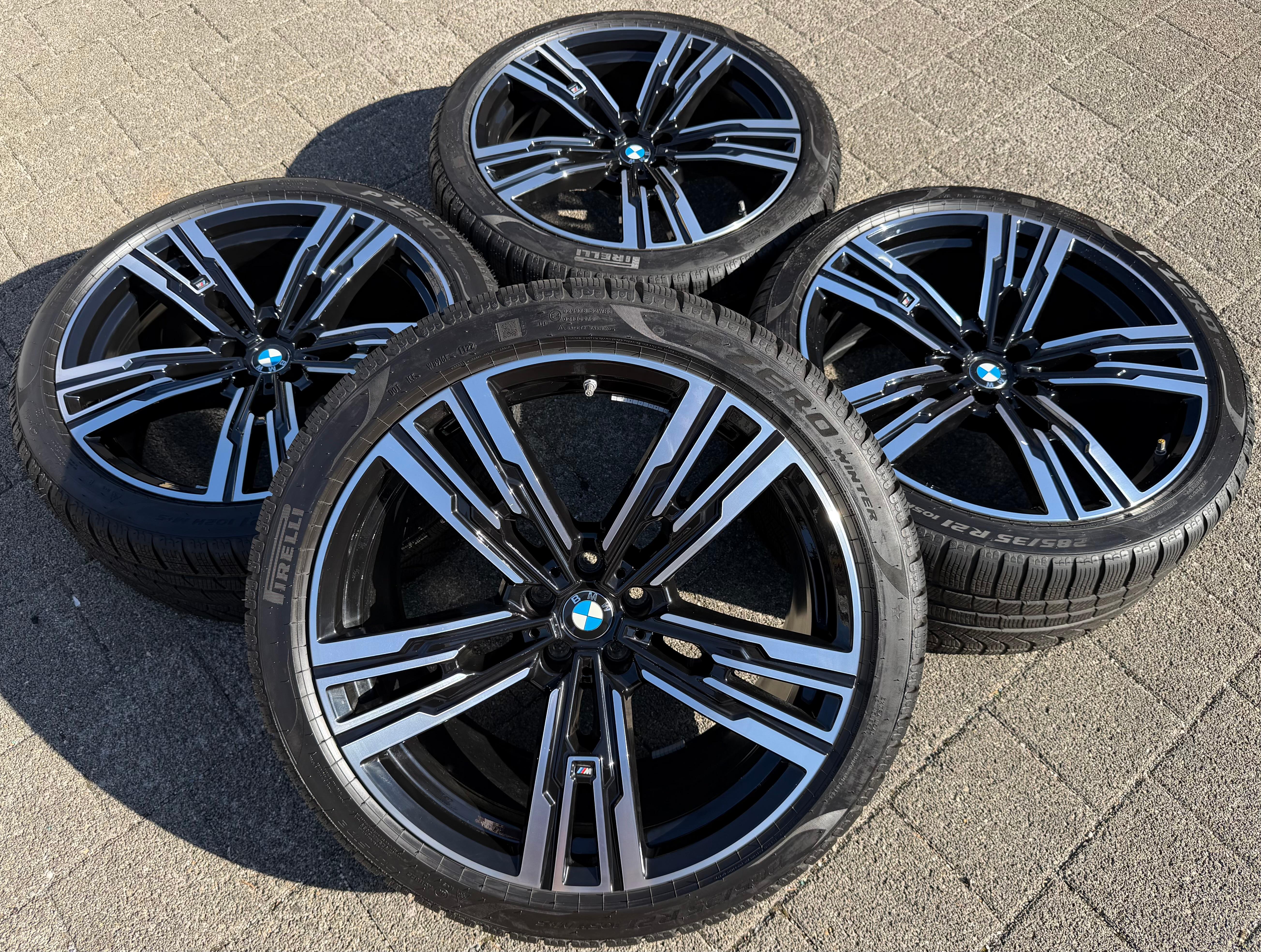 4 Original 21" Alu Winterräder BMW 7ER Reihe i7 G70 X3 G45 Styling 908M RDKS
