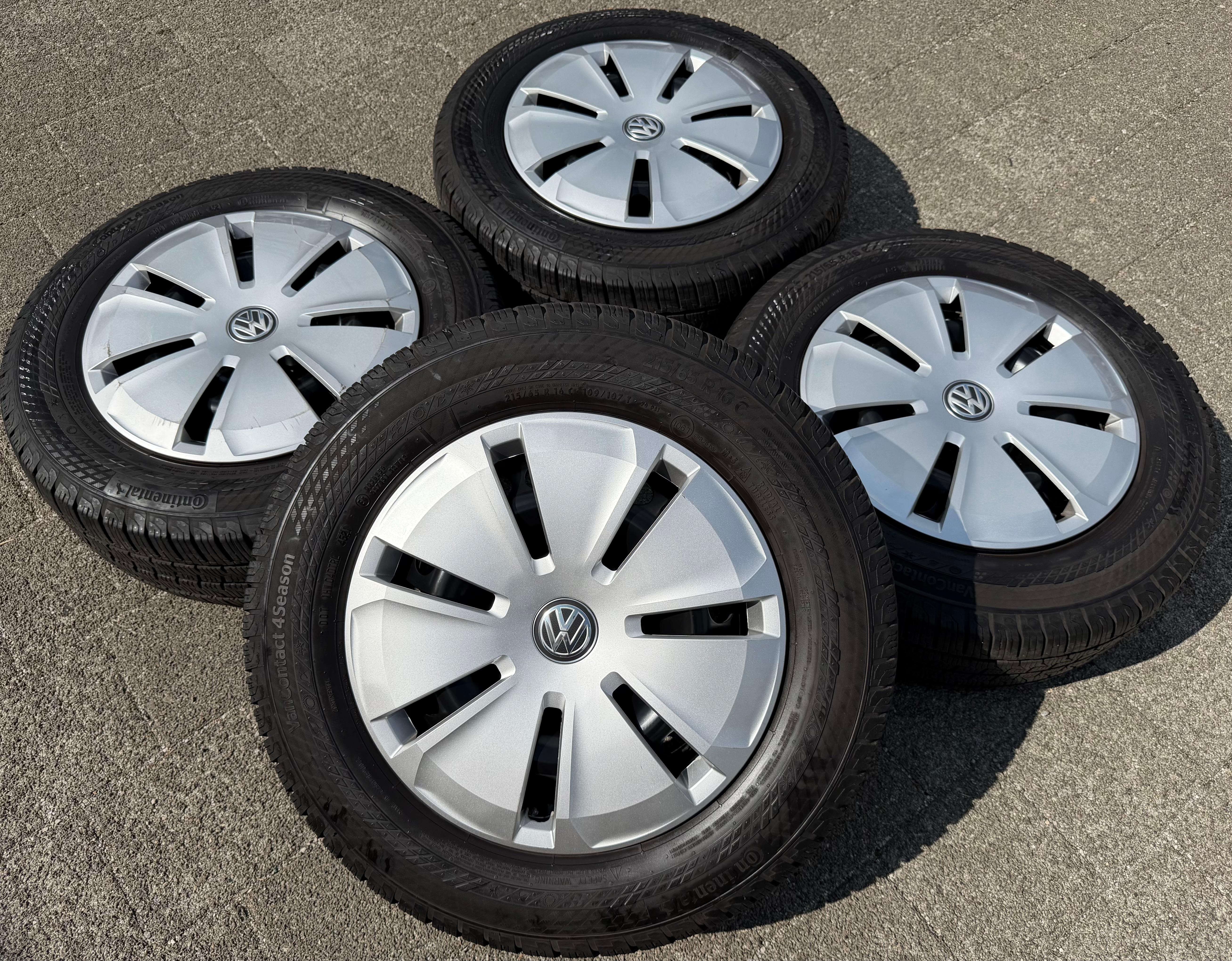 4 Allwetterräder VW Bus T5 T6 215/65R16C 109/107T Continental 2021 M+S