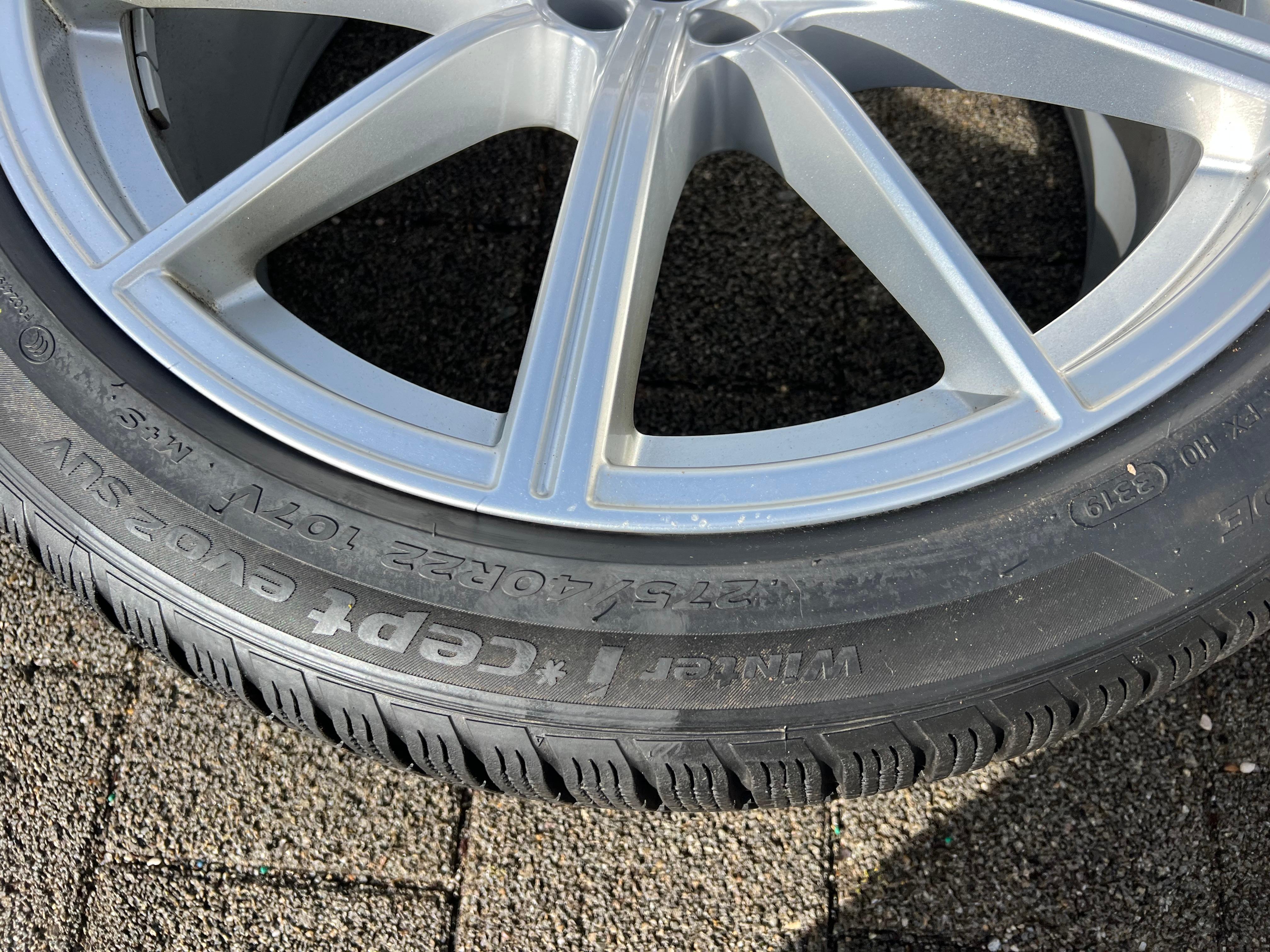 4 ORIGINAL 22" ALU WINTERRÄDER AUDI RSQ8 Q8 4M 4M8601025AM 275/40R22 107V RDKS