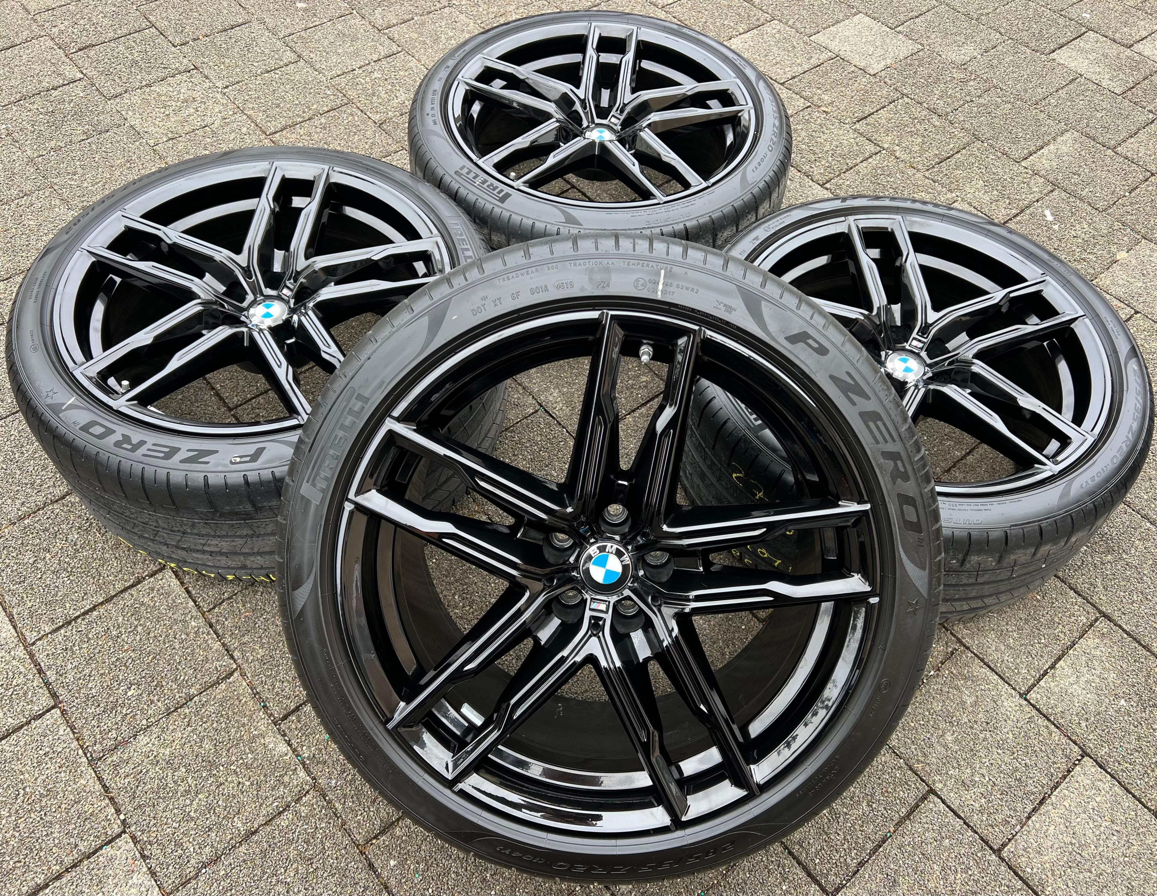 4 ORIGINELE 20" ALUMINIUM ZOMERWIELEN BMW M5 F90 M8 F90 F91 F92 F93 STYLING 810M RDKS