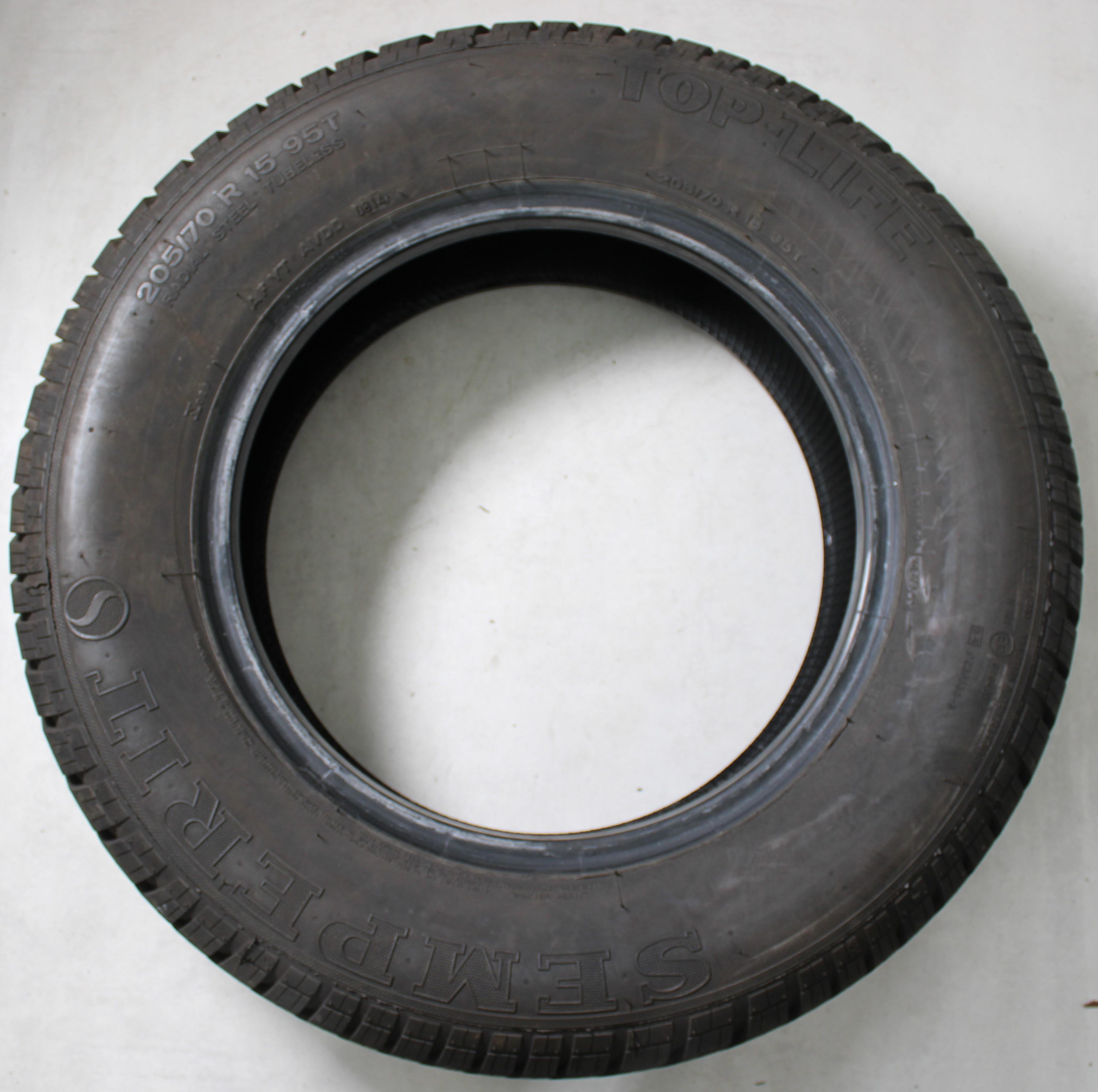 4 x 205/70R15 95T Sommerreifen Semperit Top-Life 6,5-7mm 2014