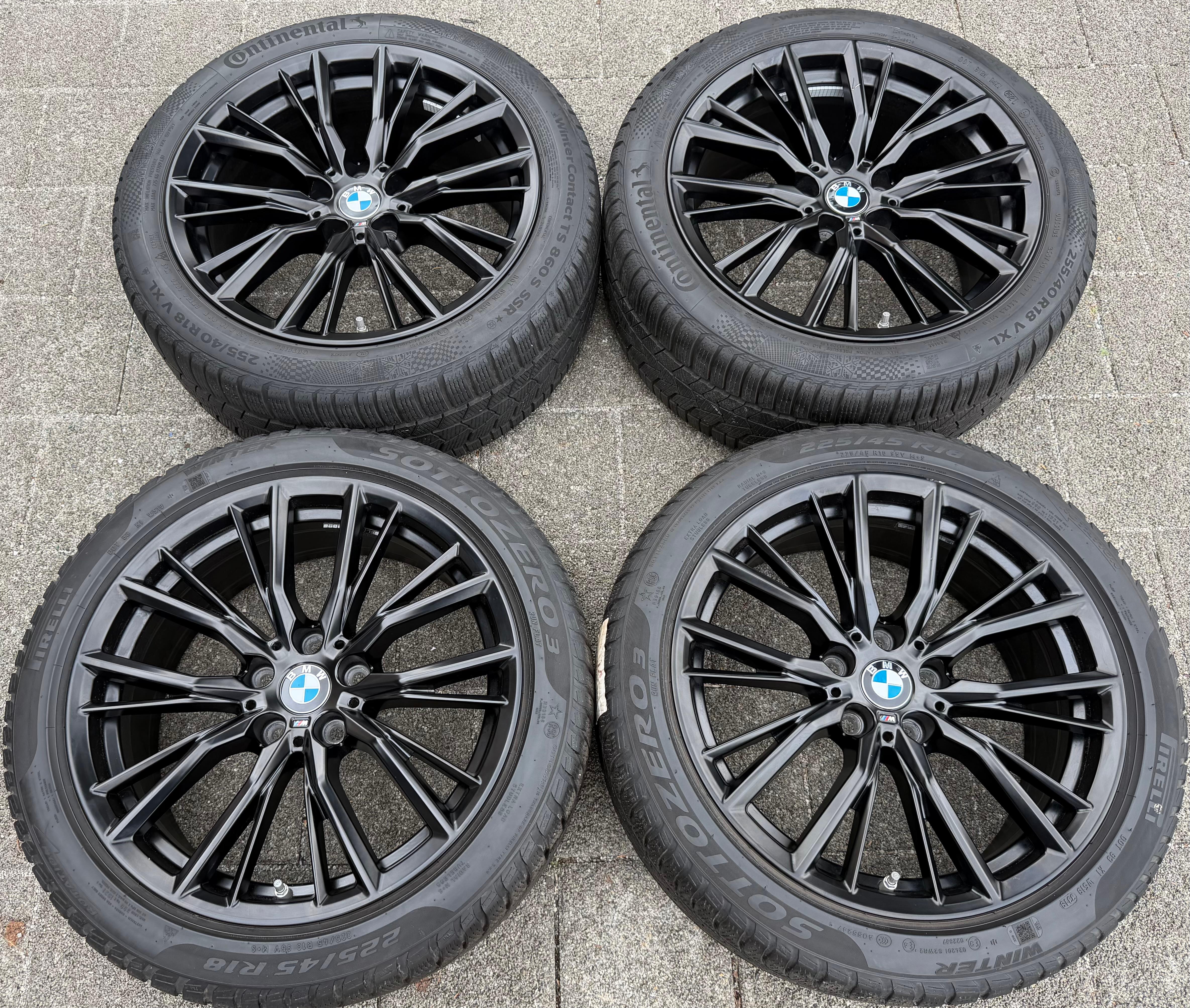 4 Original 18" Alu Winterräder BMW 3ER Reihe G20 G21 4ER G22 G23 2ER G42 M796 RDKS
