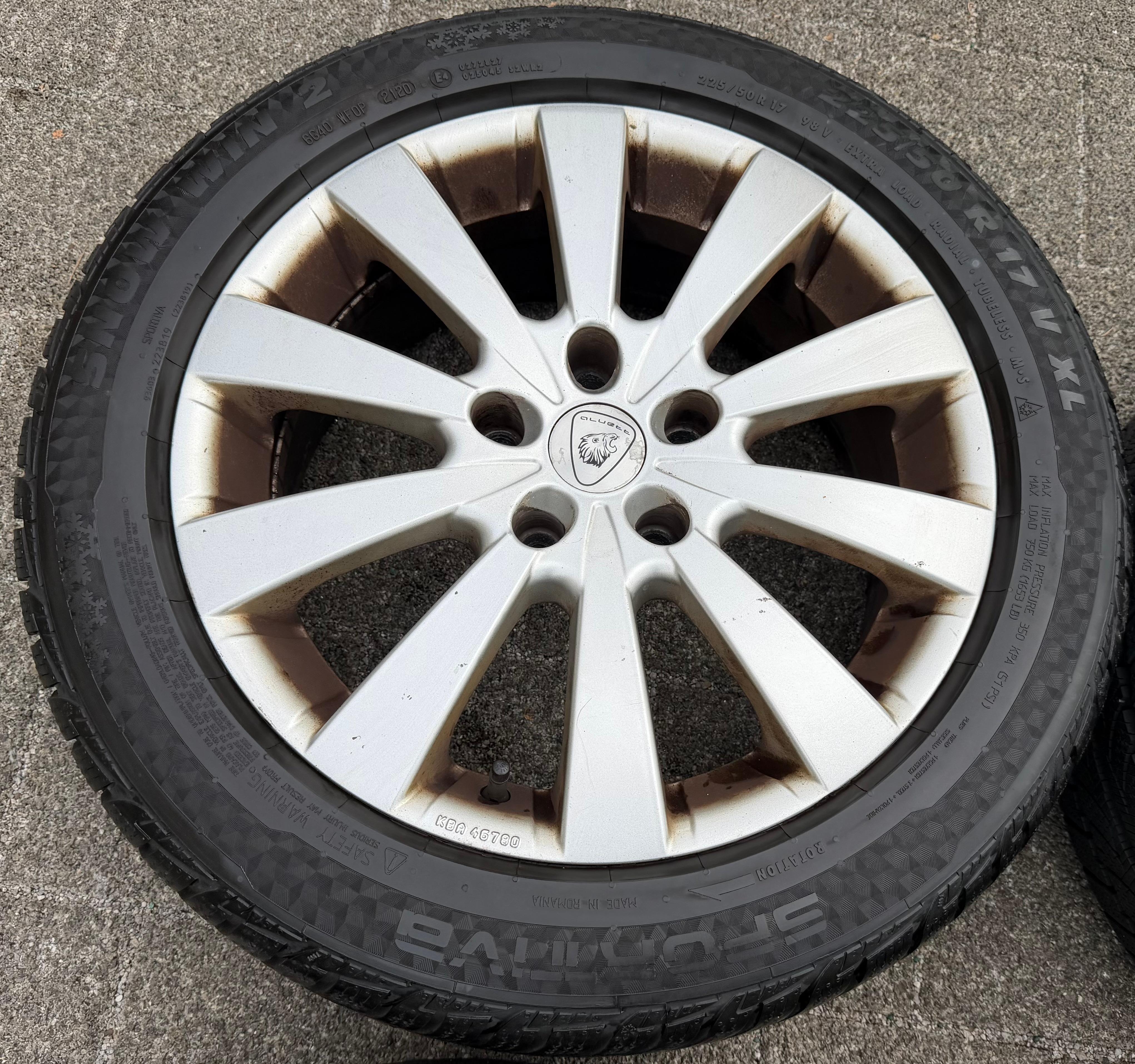 4 Alu 17" Winterräder Opel Insignia A OGA 225/50R17 98V Winterreifen