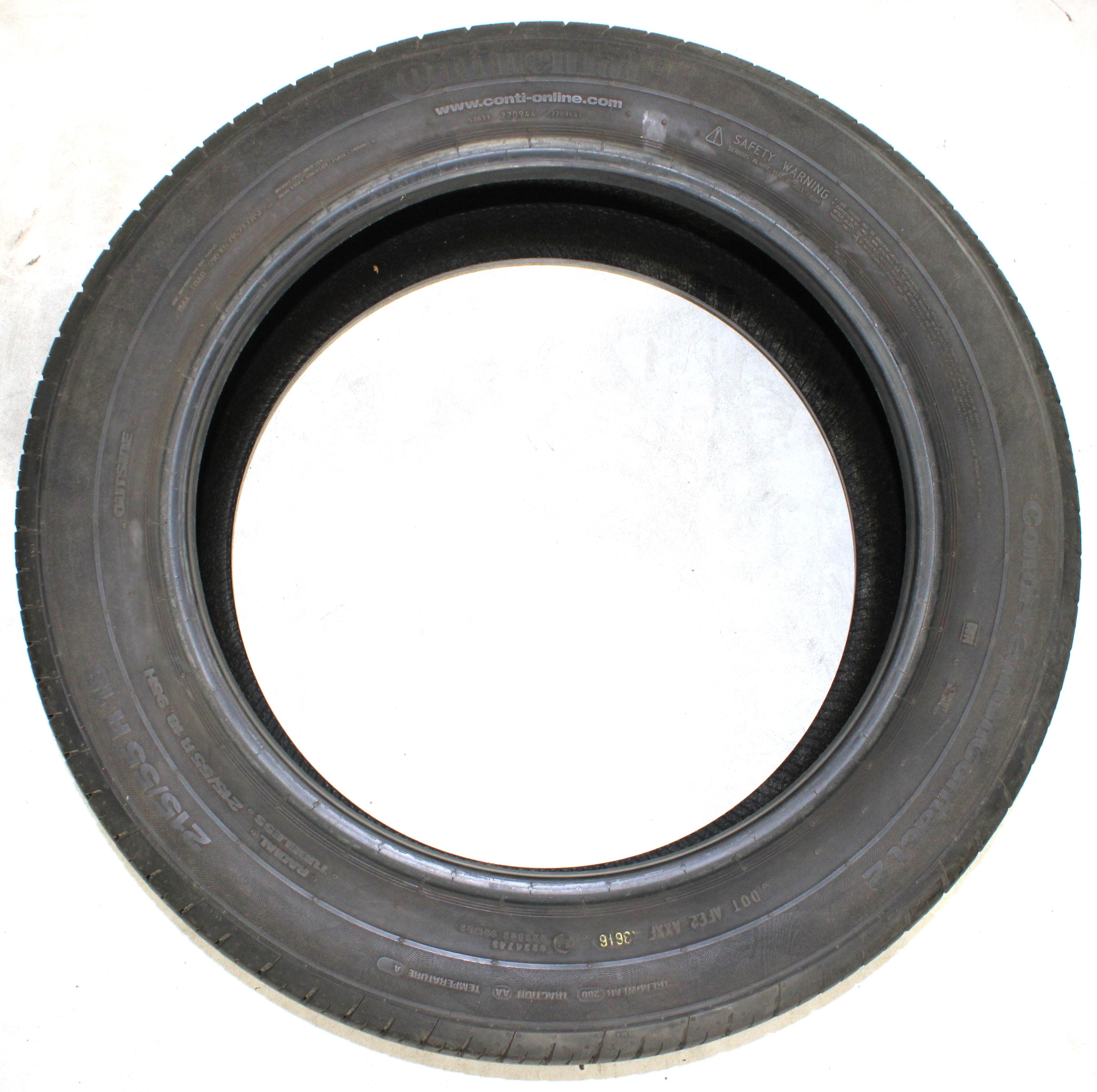 4 x 215/55R18 95H Sommerreifen Continental Premium Contact 2 NOM 6-6,5mm 2016