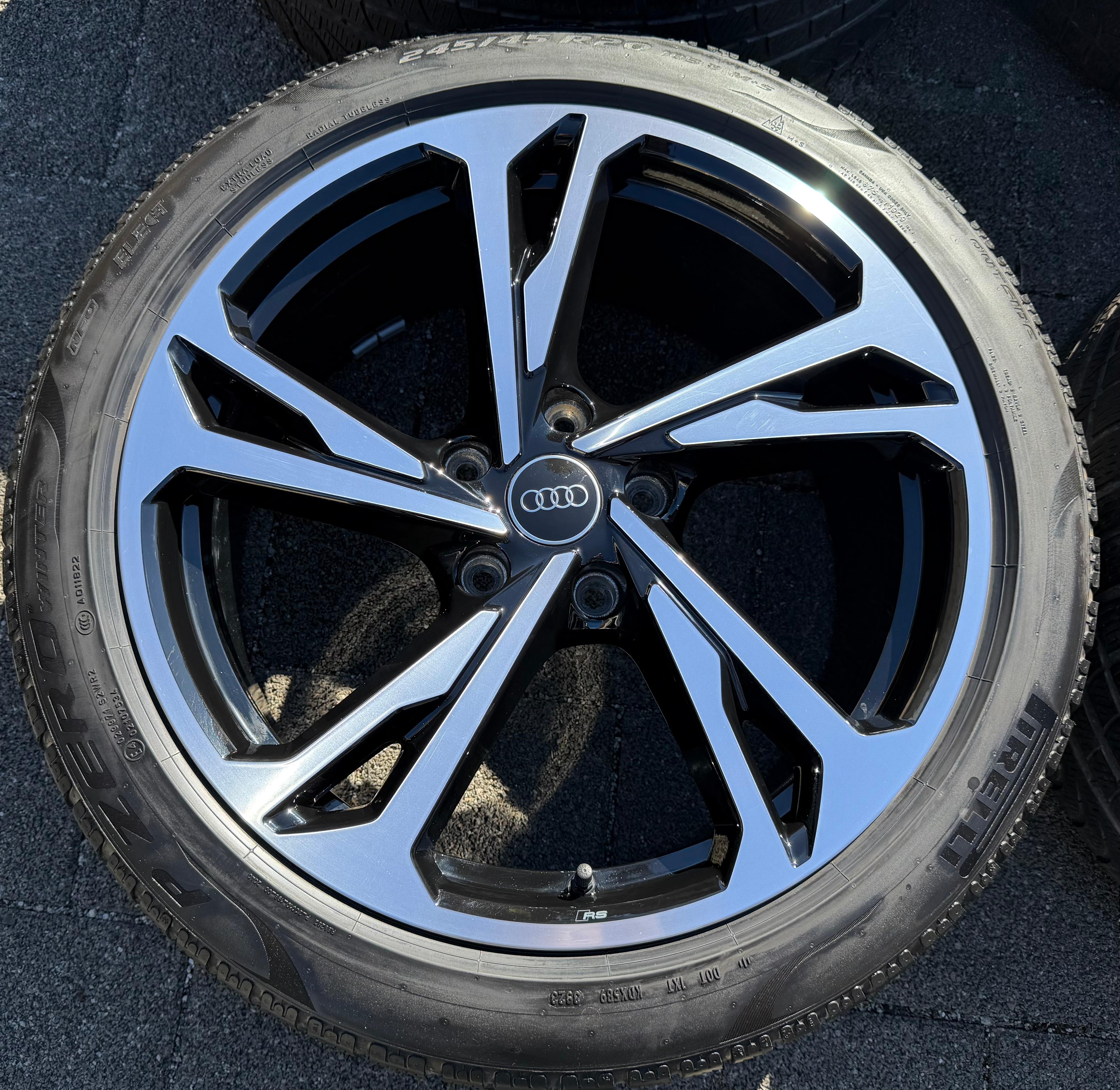 4 ORIGINAL 20" ALUFELGEN AUDI E-TRON GT RS 4J3601025AL 4J3601025AM TOP FREIHAUS