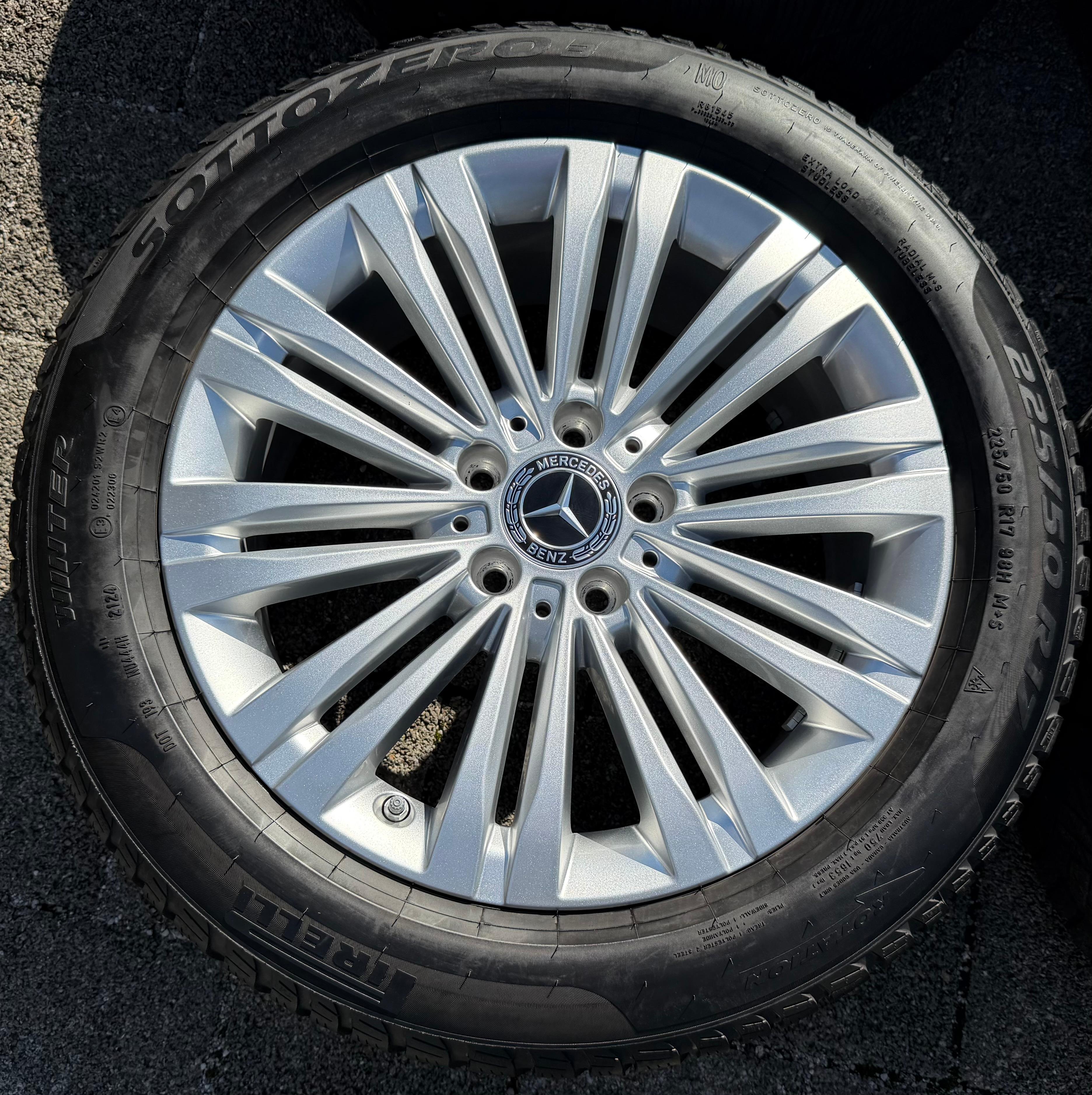 4 Original 17" Alu Winterräder Mercedes C-Klasse W206 A2064014400 RDKS