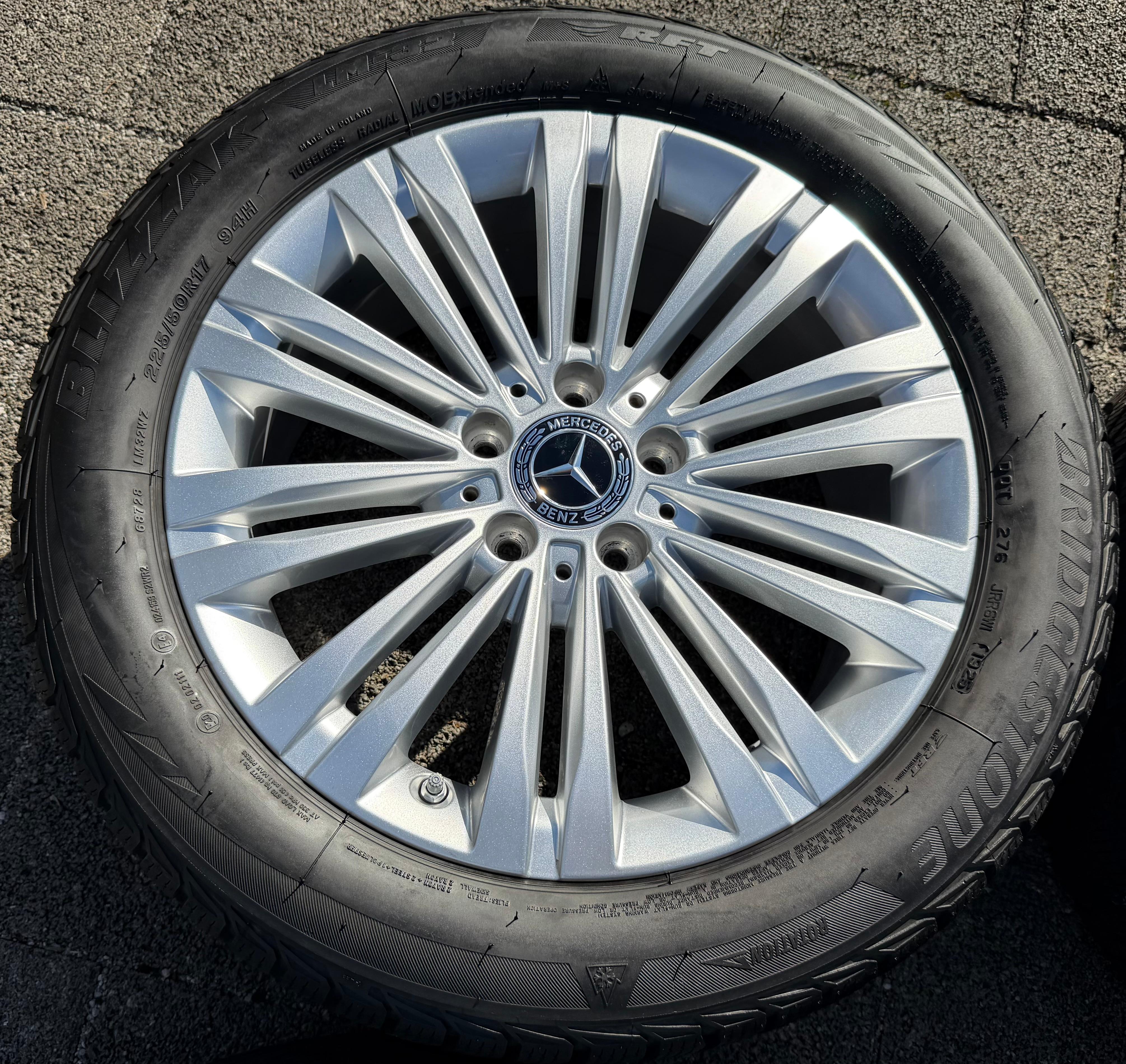 4 Original 17" Alu Winterräder Mercedes C-Klasse W206 A2064014400 RDKS