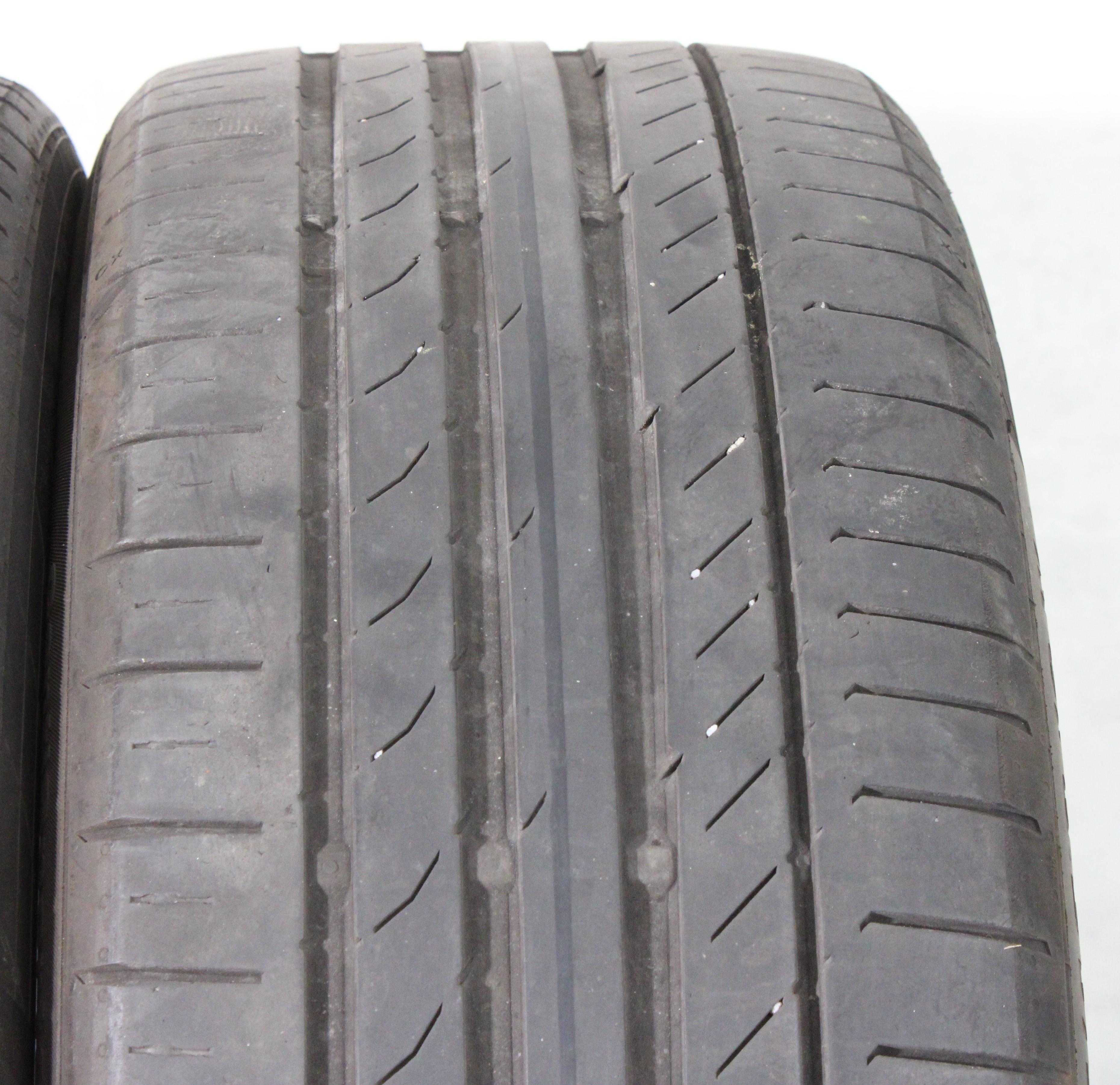 2 pneus d'été Continental Sport Contact 5 225/45R19 92W, profondeur de sculpture 4-4,5 mm, année 2018
