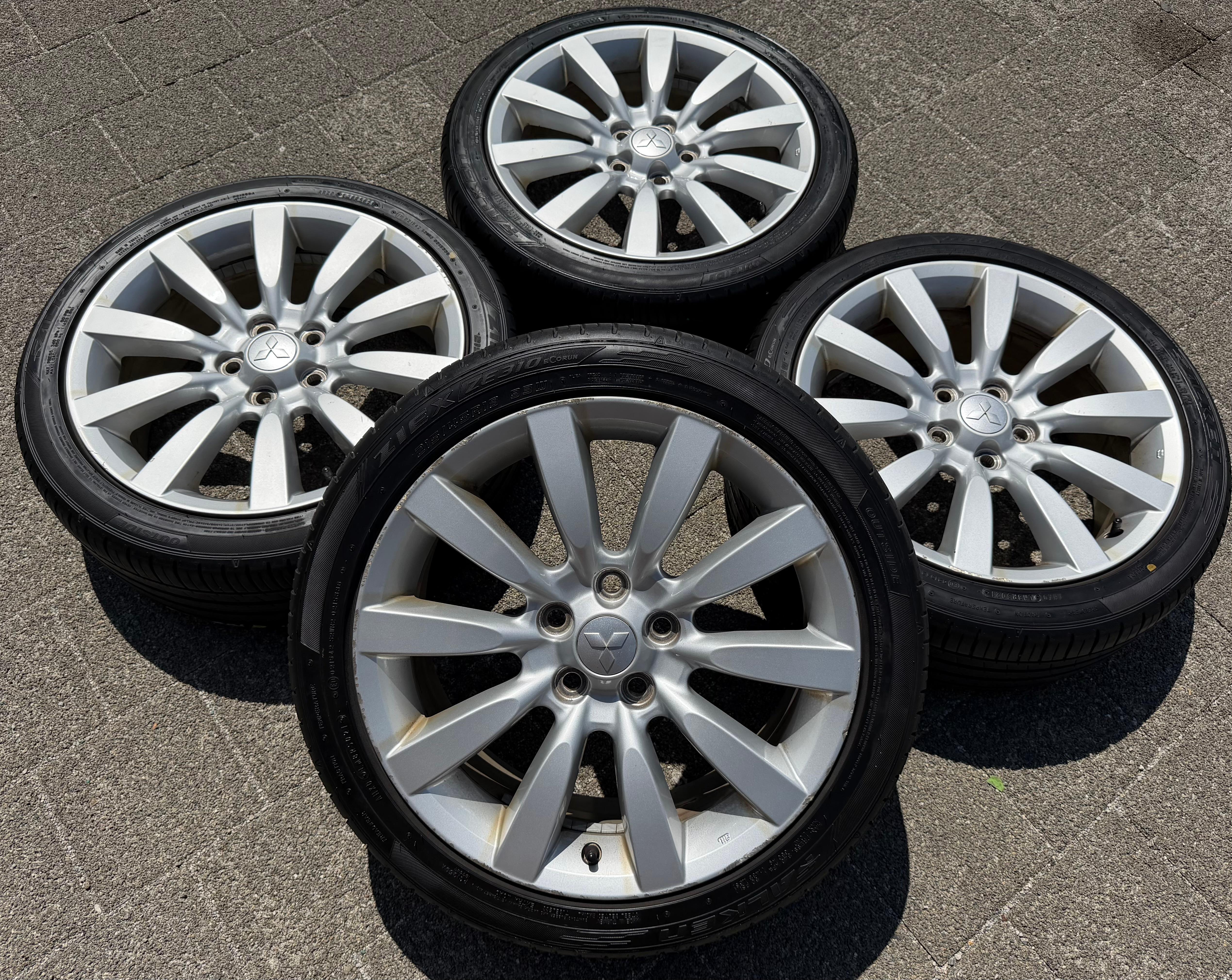 4 Original 18" Alu Sommerräder Mitsubishi Lancer CX 215/45R18 93W FALKEN