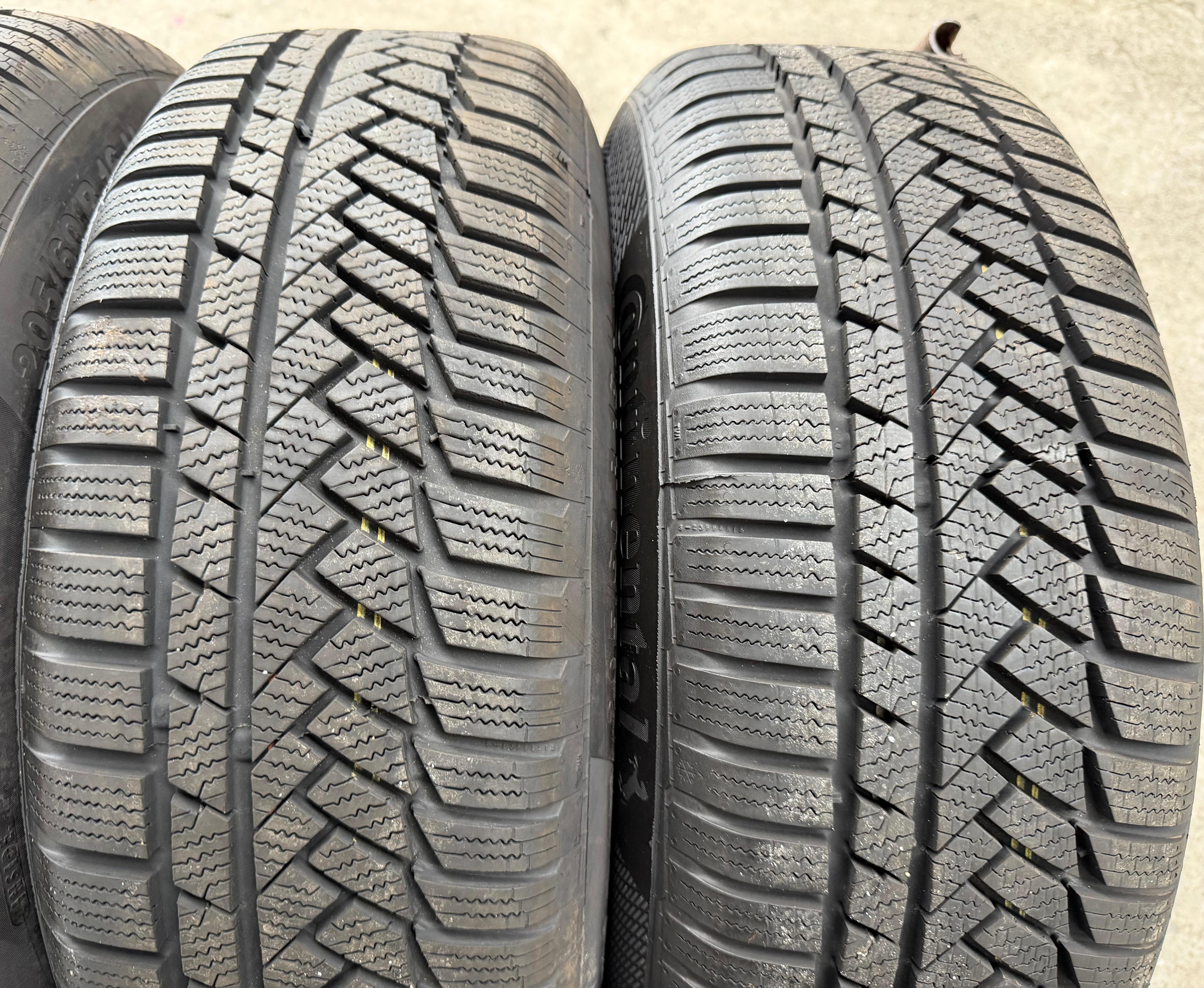 4 Original Alu Winterräder Audi A4 8W B9 8W0601025A 205/60R16 92H Continental