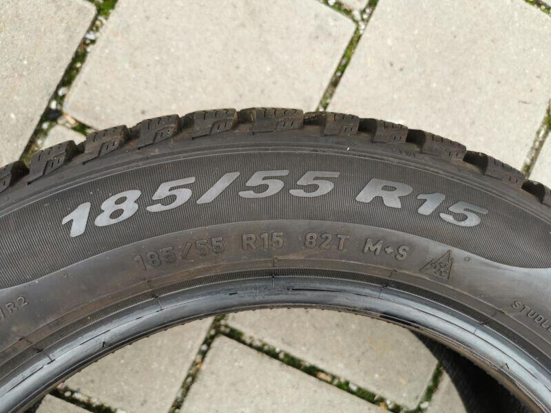 4 x 185/55R15 82T Winterreifen Pirelli Winter Cinturato 8mm 2016