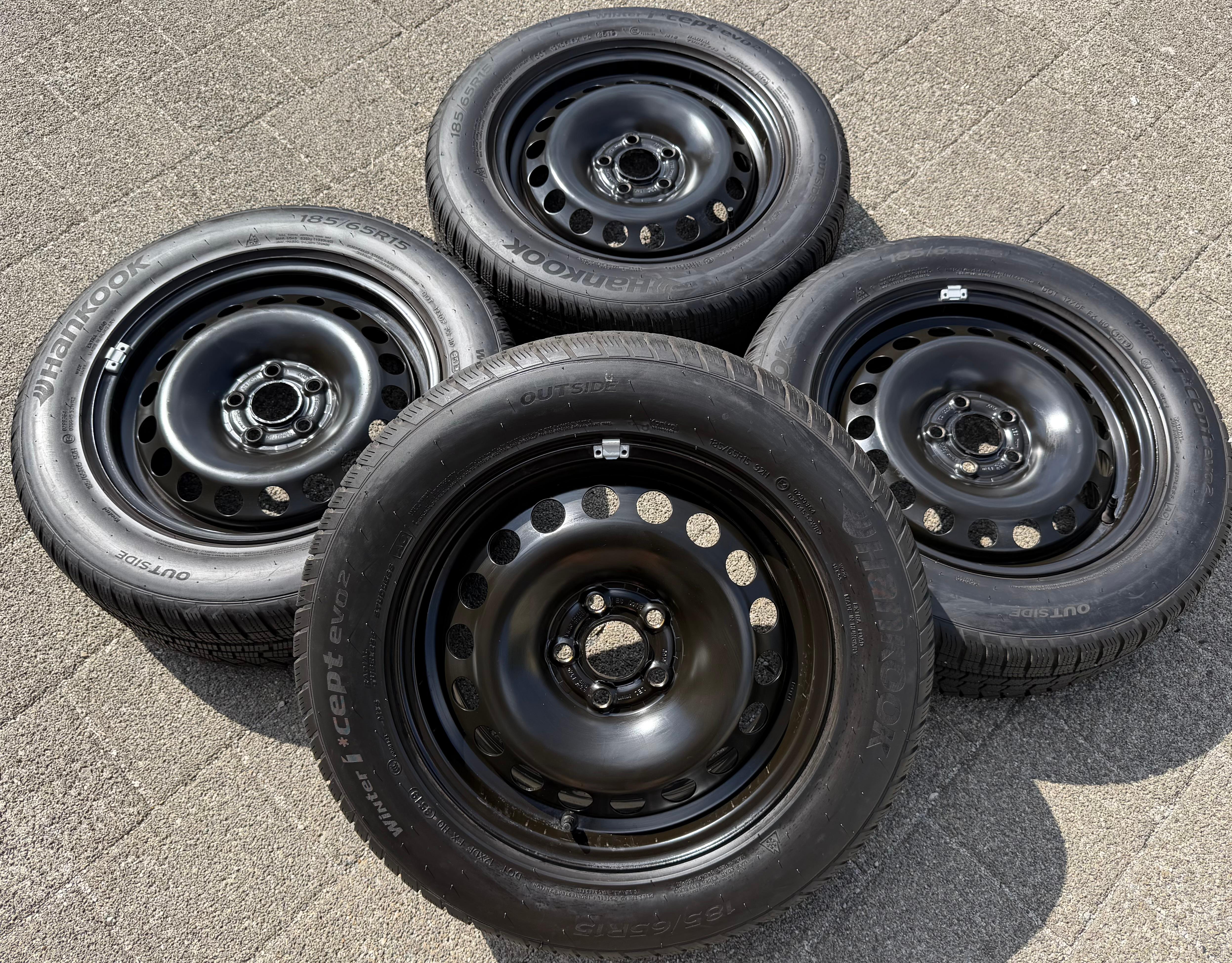 4 WINTERRÄDER AUDI A1 CITY CARVER GB SEAT IBIZA ARONA KJ VW POLO AW 2G 185/65R15 92T