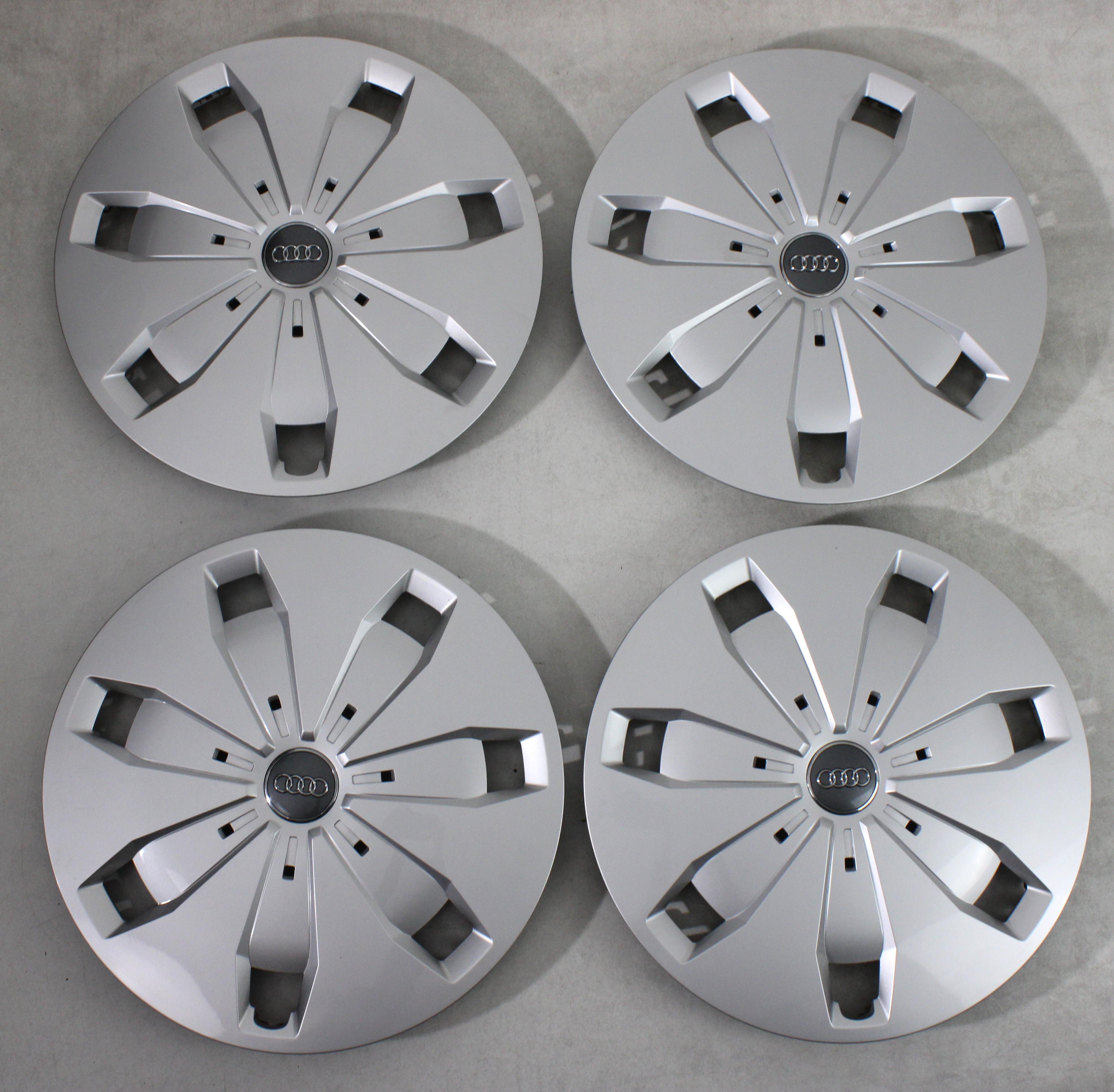 4x Tapacubos originales de 16" para Audi A3 A4 Q2 81A601147, embellecedores de rueda de 16"