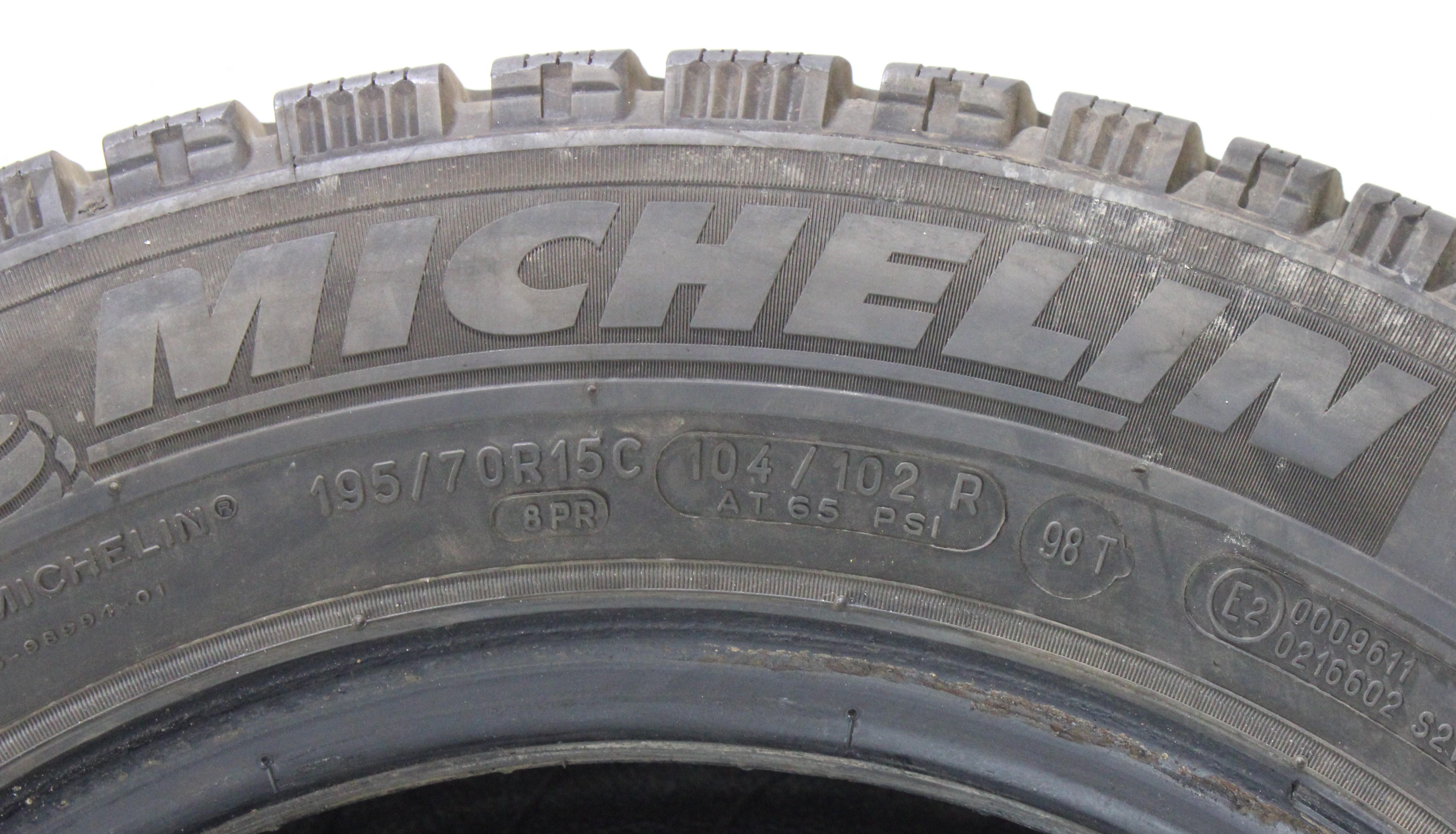 1 x 195/70R15C 104/102R Winterreifen Michelin Agilis Alpin 9mm 2025