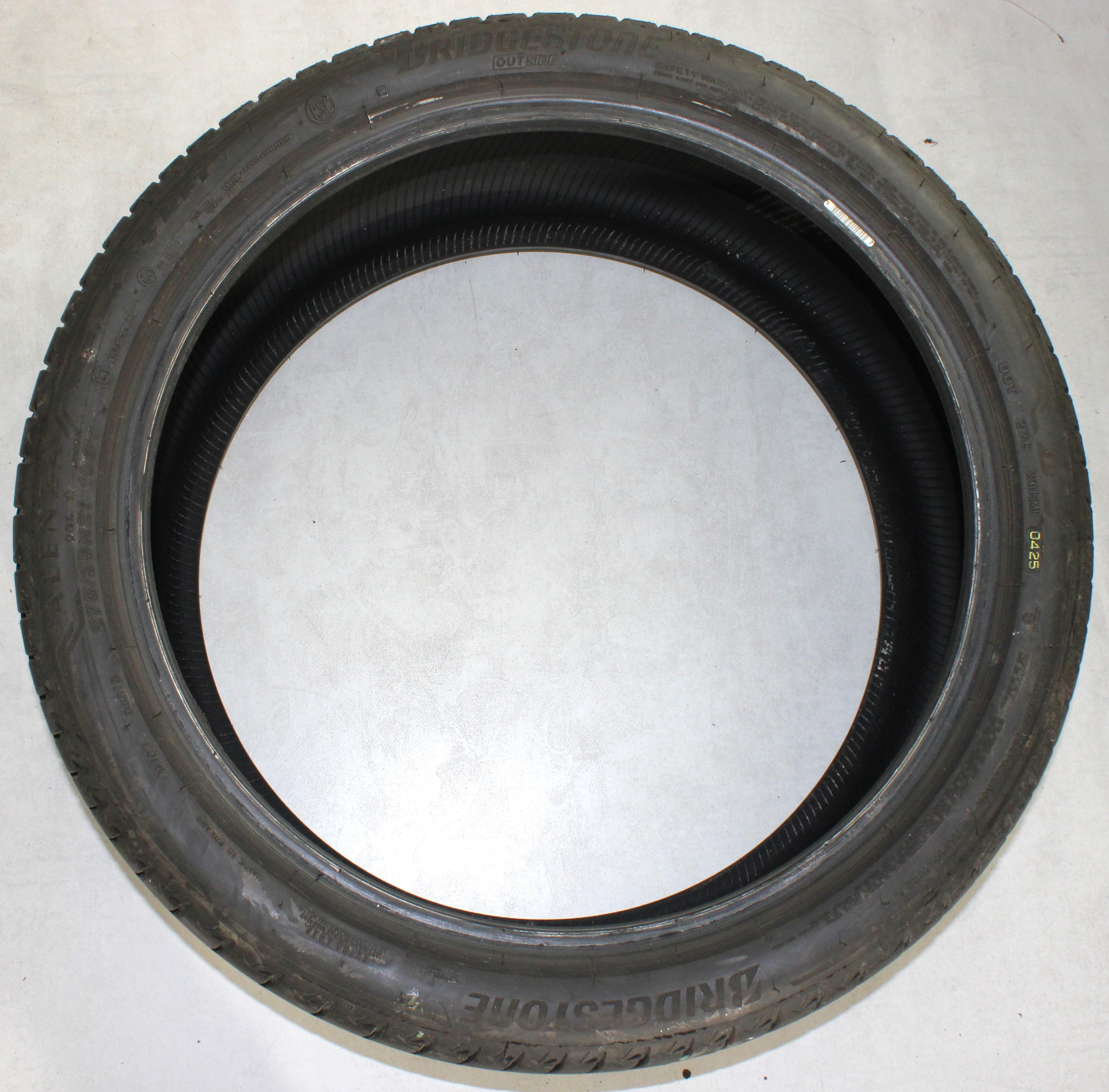 1 x 275/35R21 103Y pneu été Bridgestone Alenza 001* Runflat 5,5-6mm 2025 XL