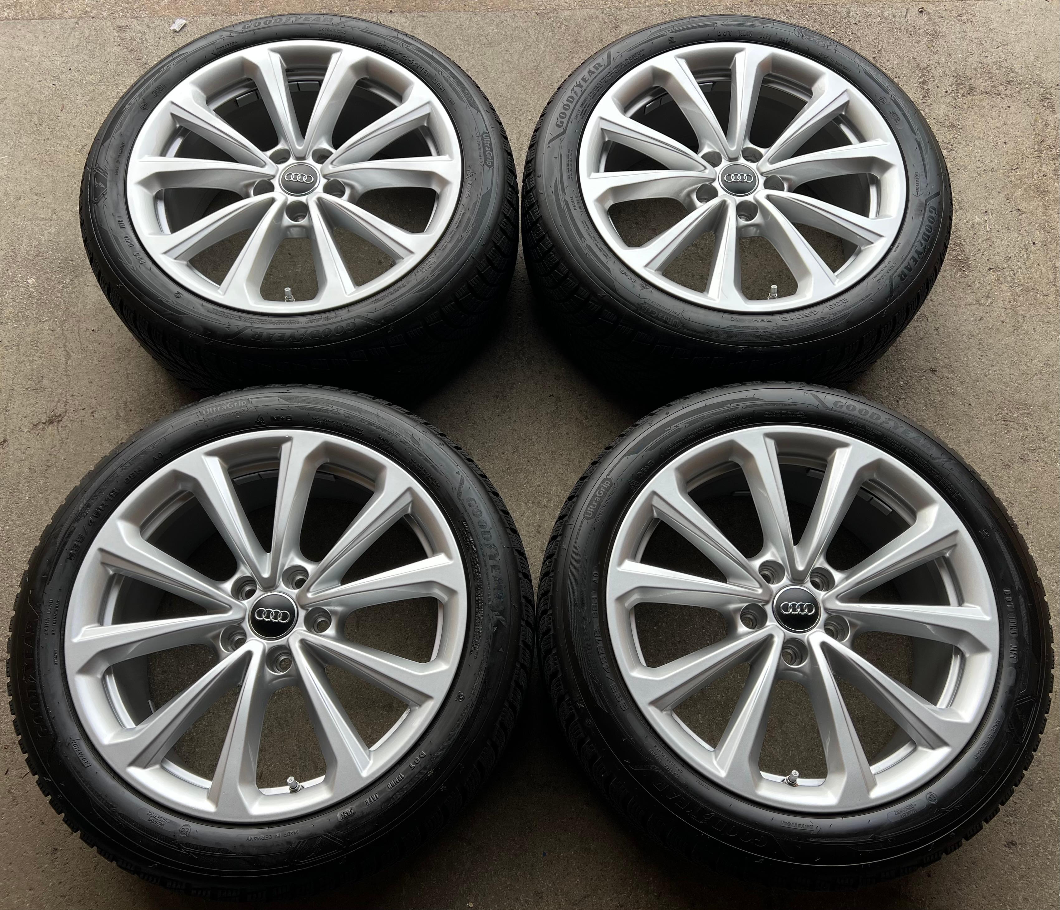 4 ORIGINAL 18" ALU WINTERRÄDER AUDI A5 S5 FU2 B10 8B3601025D 235/45R18 98H 2024