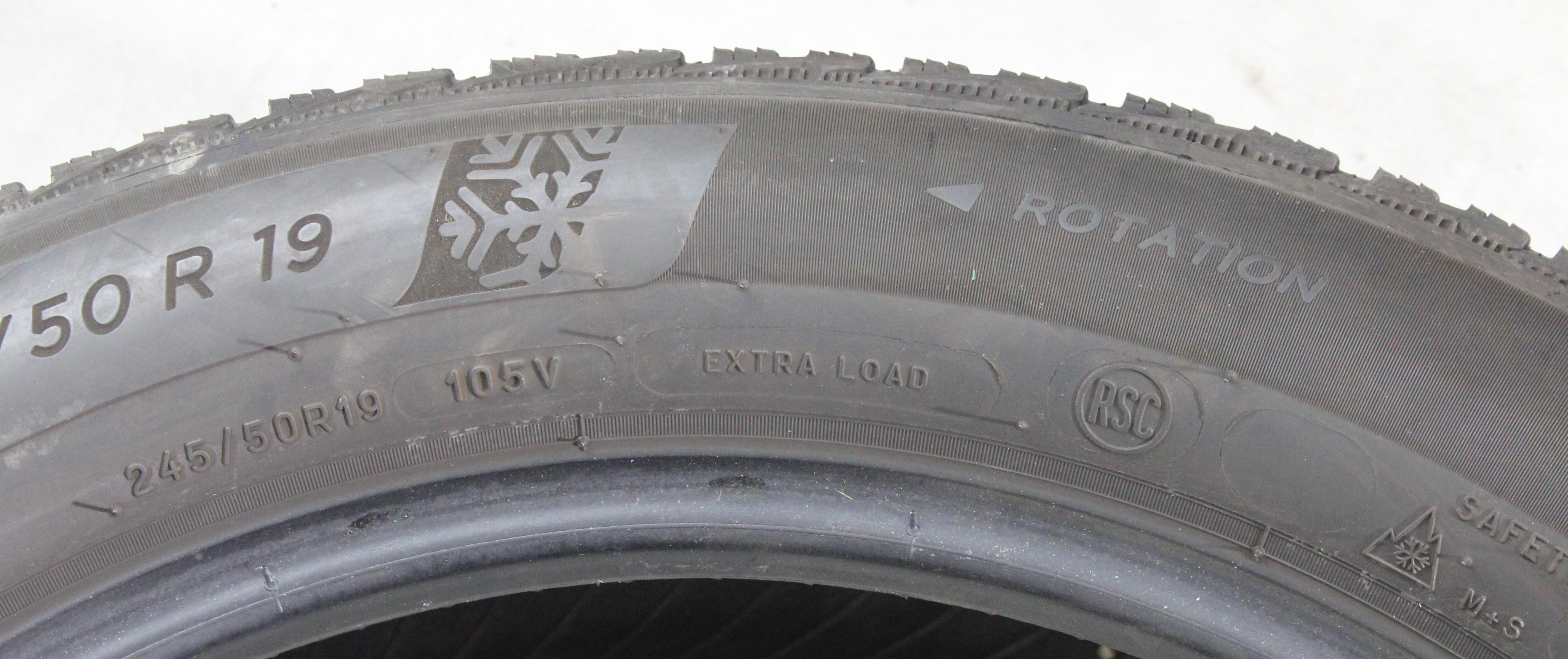 2 x 245/50R19 105V pneumatici invernali Michelin Pilot Alpin 5 ZP * Runflat 5mm 2020 XL