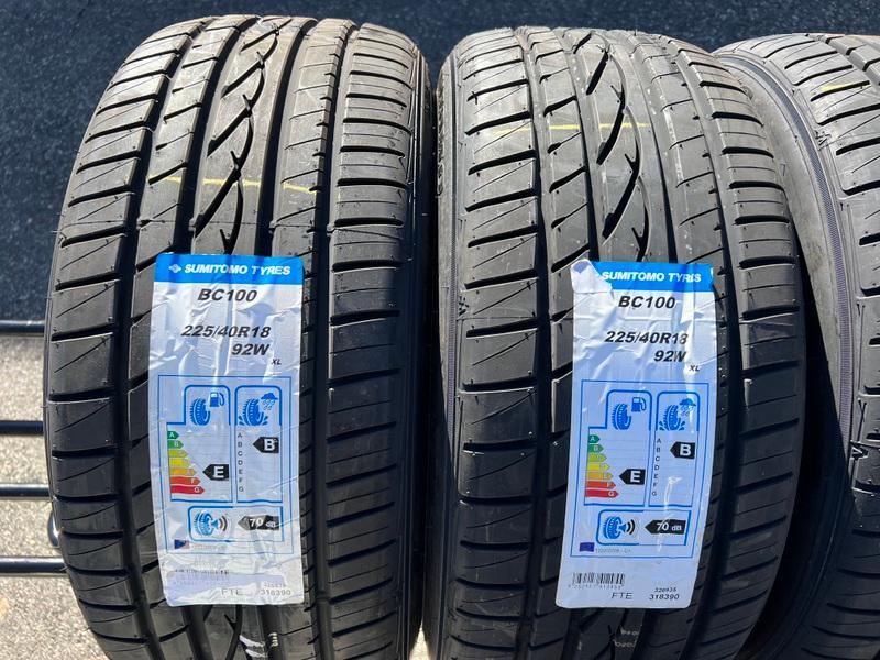 4 x 225/40R18 92V Sommerreifen Sumitomo BC100 NEU 2020