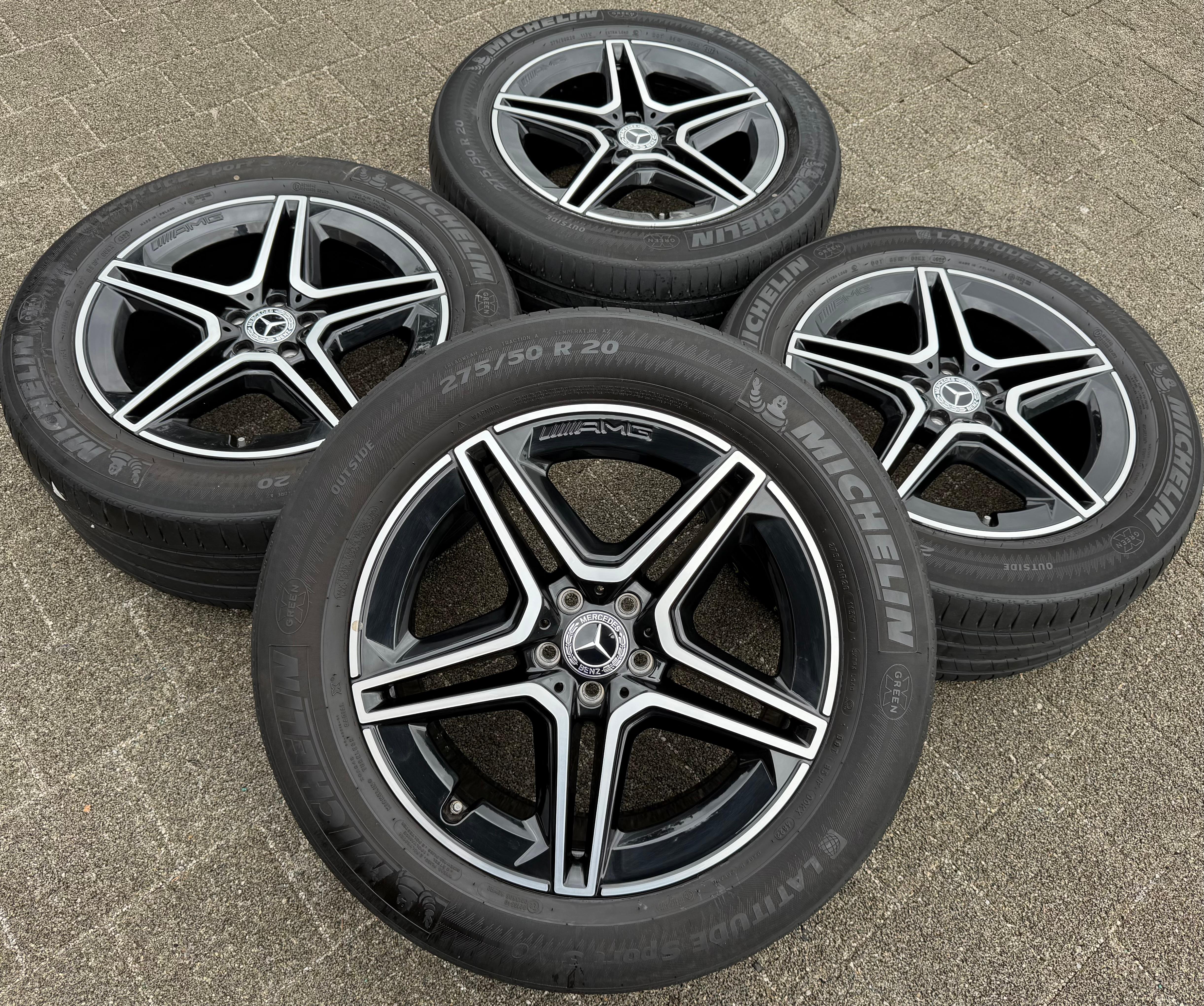 4 Original 20" Alufelgen Mercedes GLE W167 V167 C167 A1674013200 A1674013300