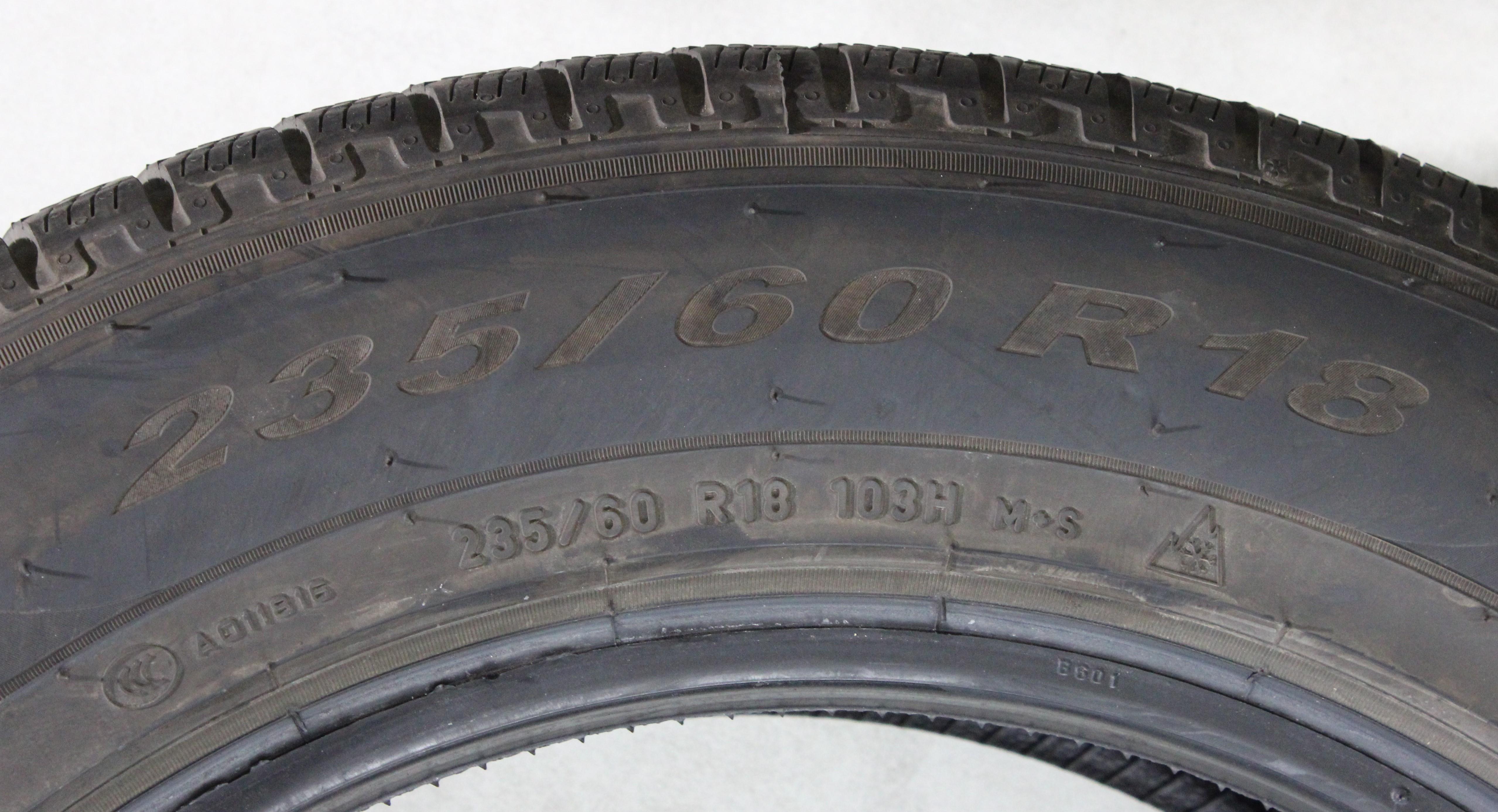 4 x 235/60R18 103H Pneumatici invernali Pirelli Scorpion Winter MO 5-5,5mm 2024