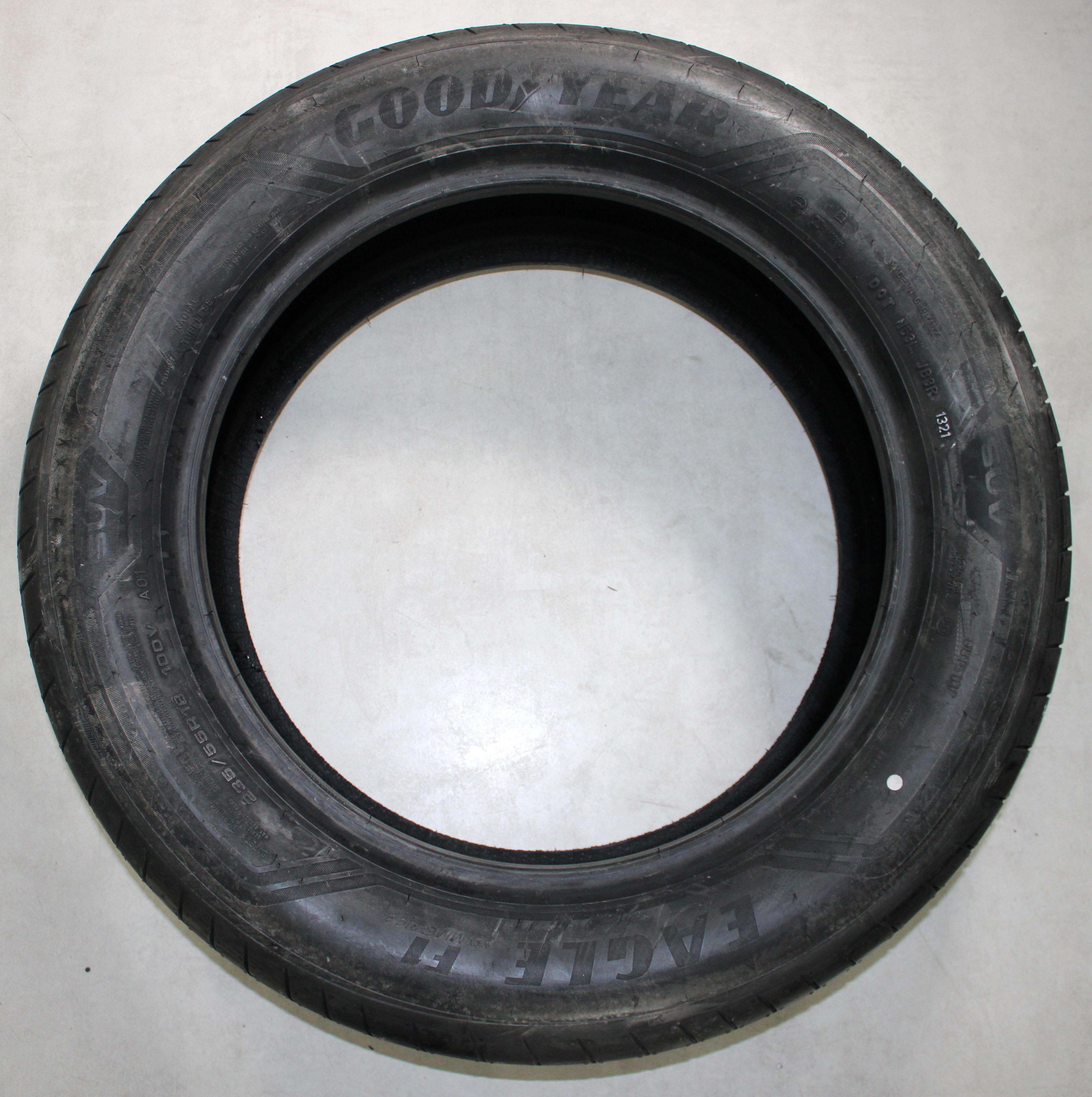 2 x 235/55R18 100Y Sommerreifen Goodyear Eagle F1 Asymmetric 3 AO1 Volles Profil 2021. NEU