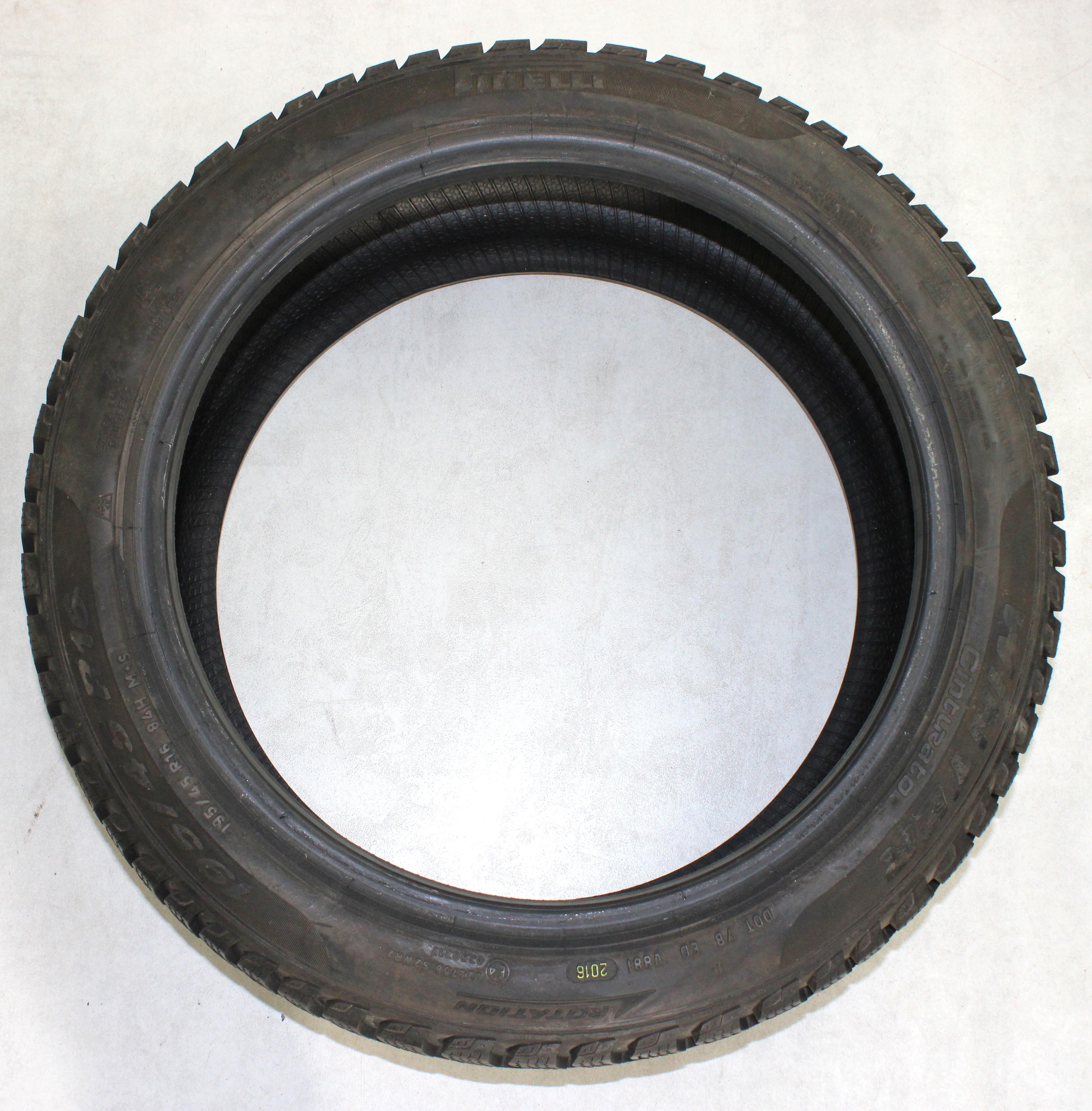 2 x 195/45R16 84H Winterreifen Pirelli Winter Cinturato  7-7,5mm 2016 XL