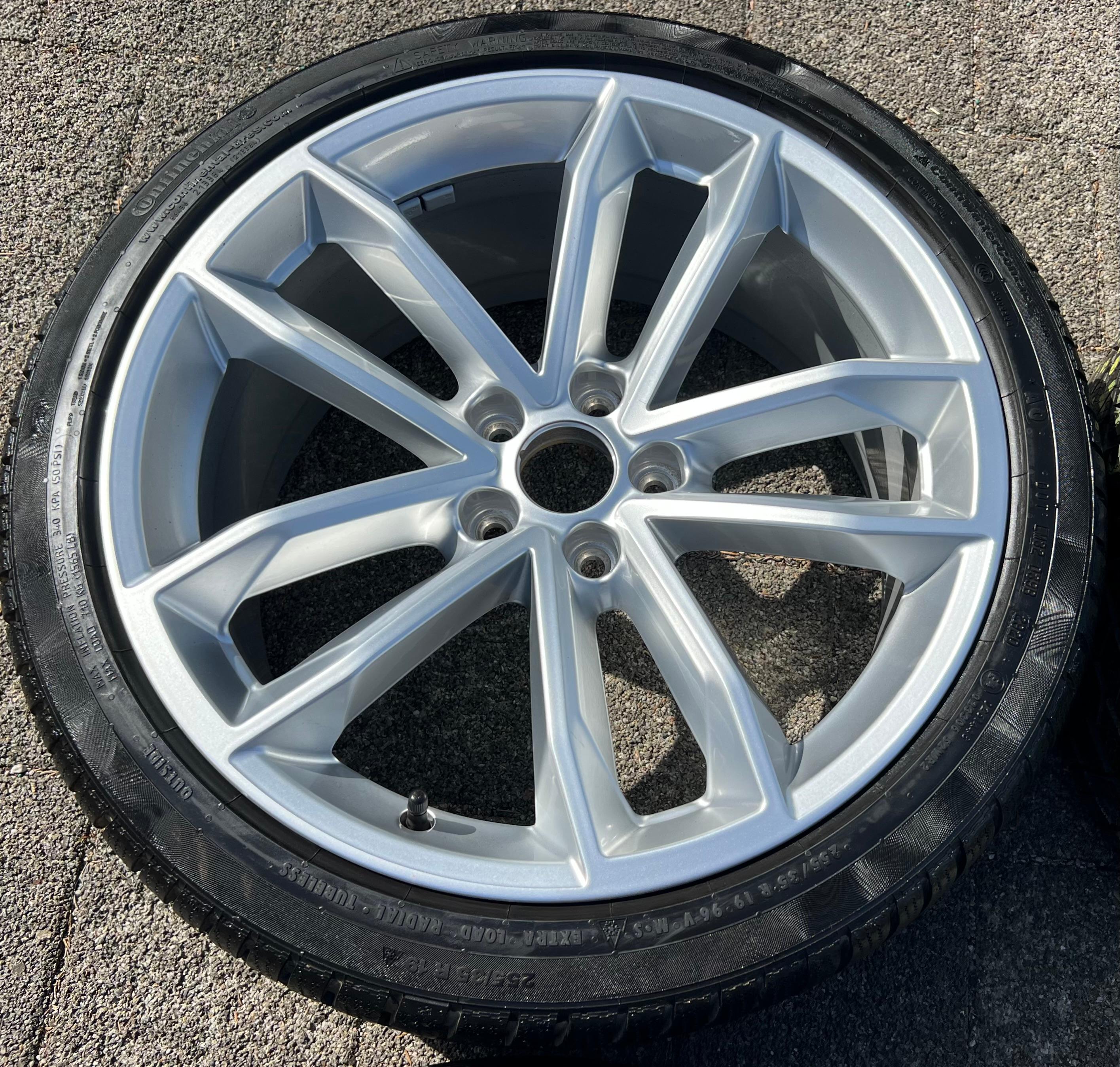 4 RUEDAS DE INVIERNO ORIGINALES DE ALEACIÓN DE 19" PARA AUDI A5 S5 8W F53 F57 255/35R19 96V 8W0601025DG