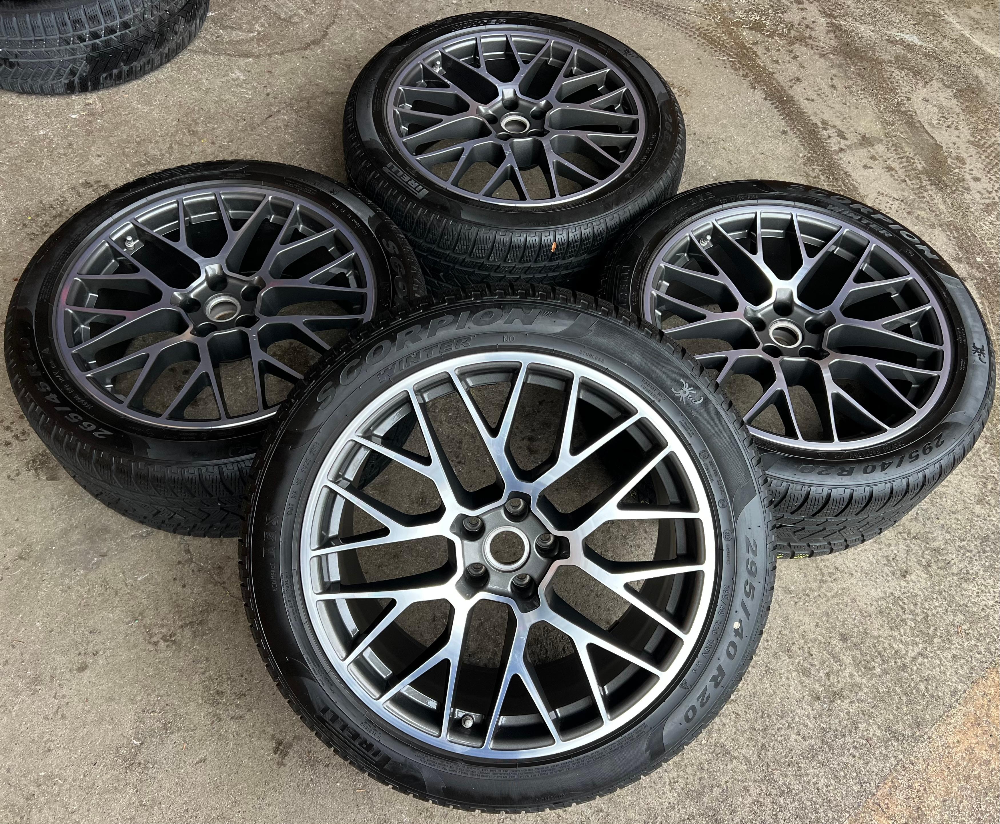 4 ORIGINAL 20" ALU WINTERRÄDER PORSCHE MACAN I & II RS SPYDER FELGEN PIRELLI