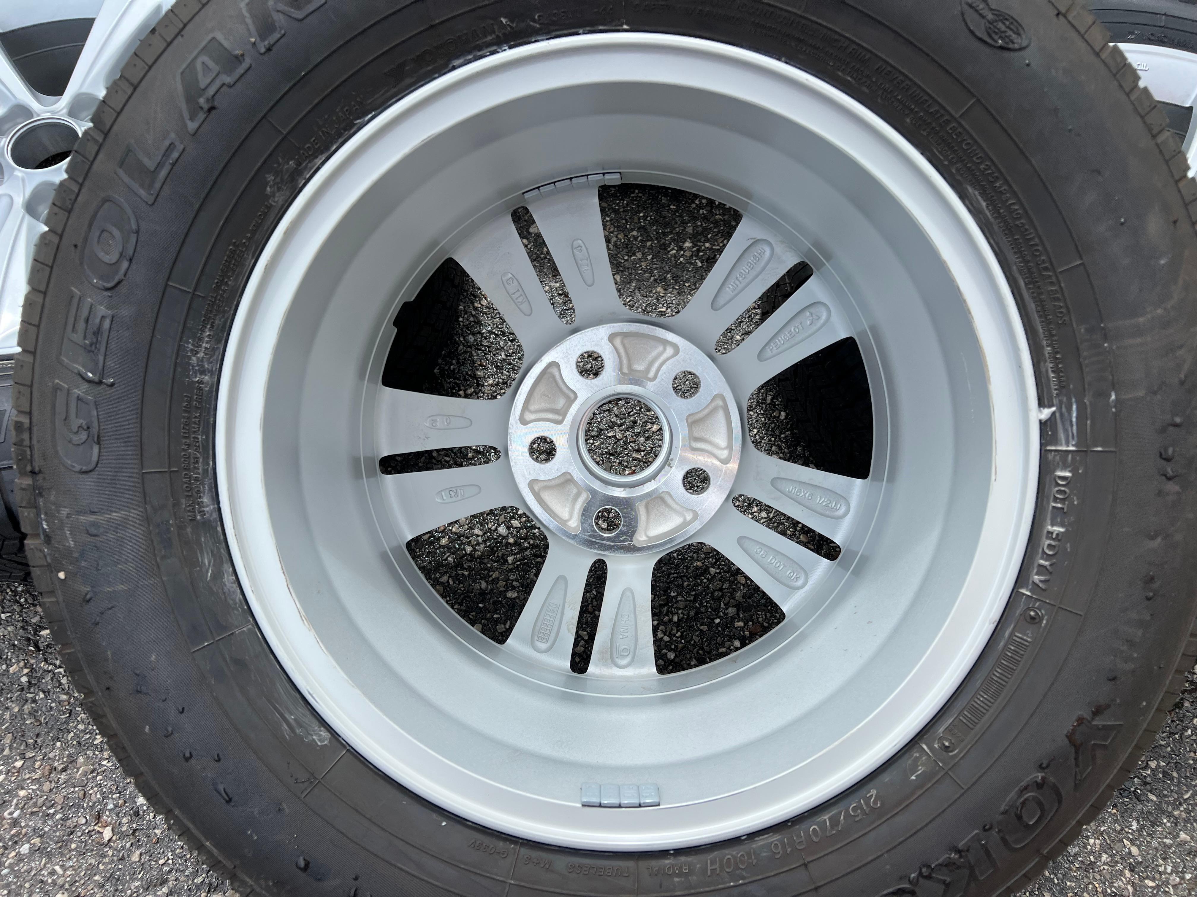 4 ROUES D'ÉTÉ ORIGINALES EN ALUMINIUM CITROEN C4 AIRCROSS PEUGEOT 4008 215/70R16 100H TOP