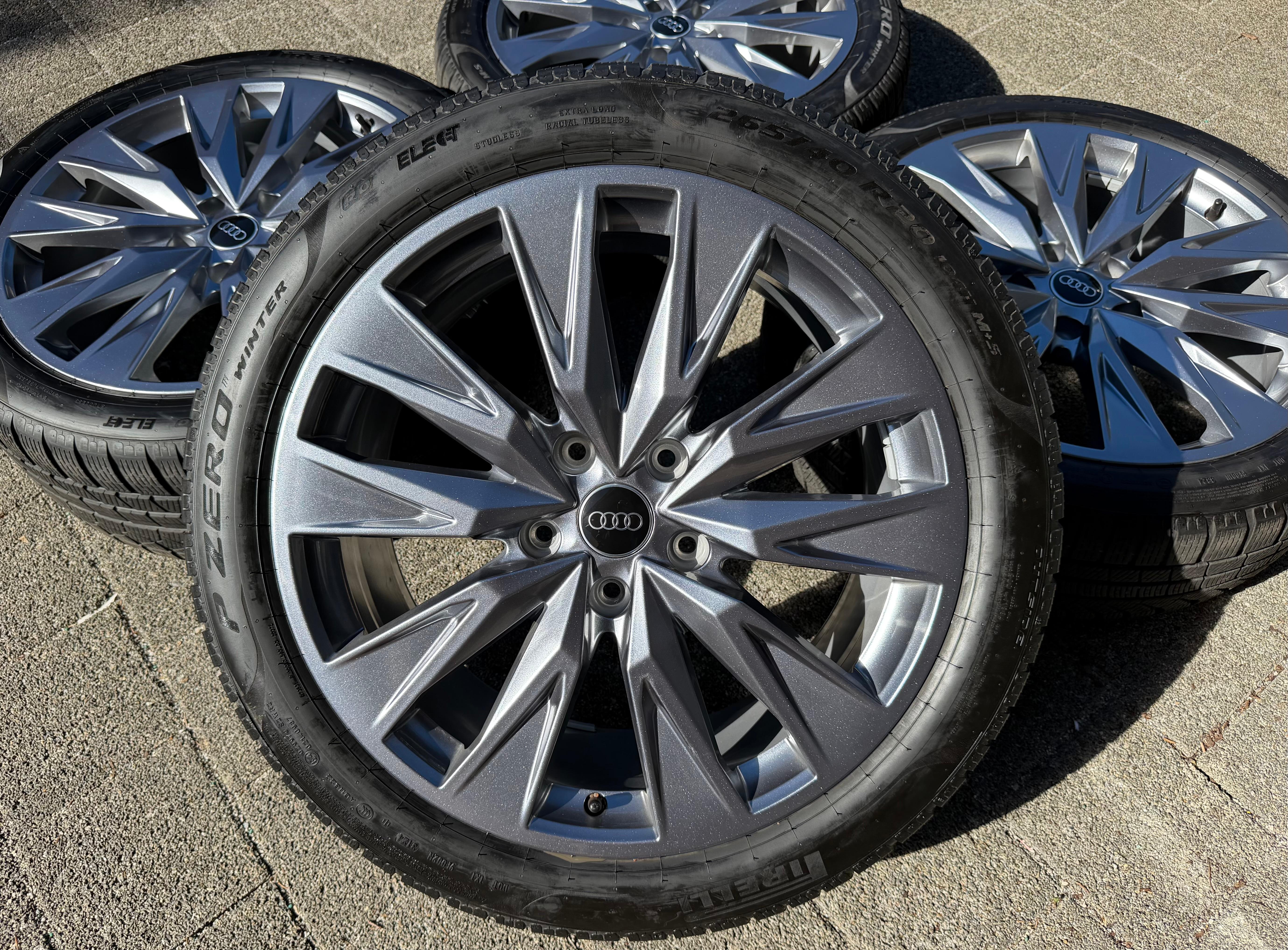 4 ORIGINAL 20" ALU WINTERRÄDER AUDI A6 S6 E-TRON GH5 GHA 85E601025B 85E601025C 2024