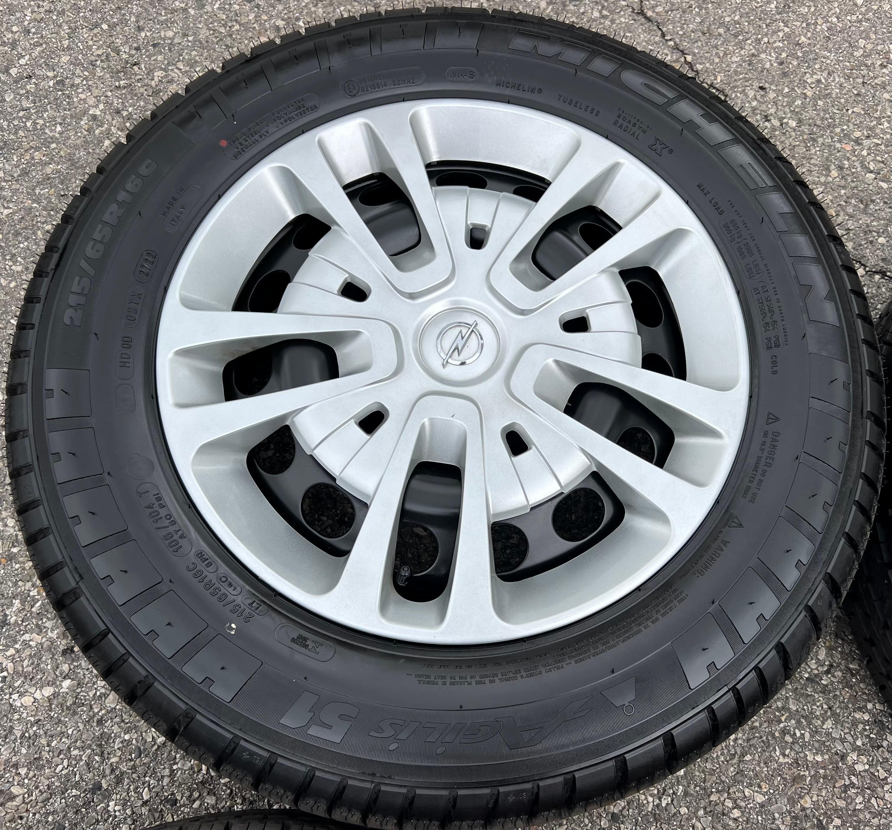 4 ZOMERWIELEN CITROEN JUMPY OPEL ZAFIRA LIFE VIVARO V TOYOTA PROACE 215/65R16
