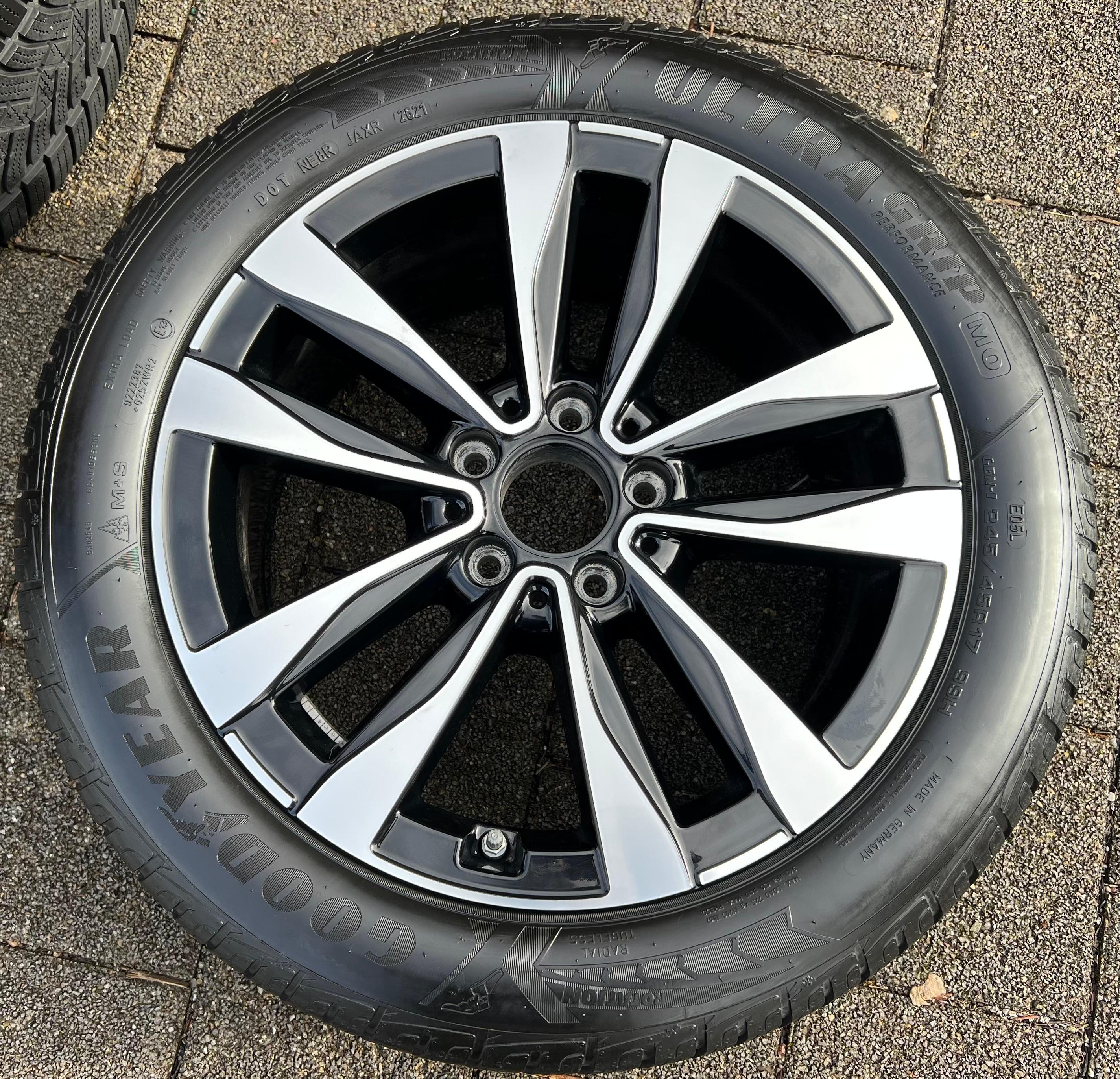 1 X ORIGINAL 17" ALUFELGE MERCEDES C-KLASSE W206 A2064016100 8x17 ET49,5 RDKS HINTERACHSE