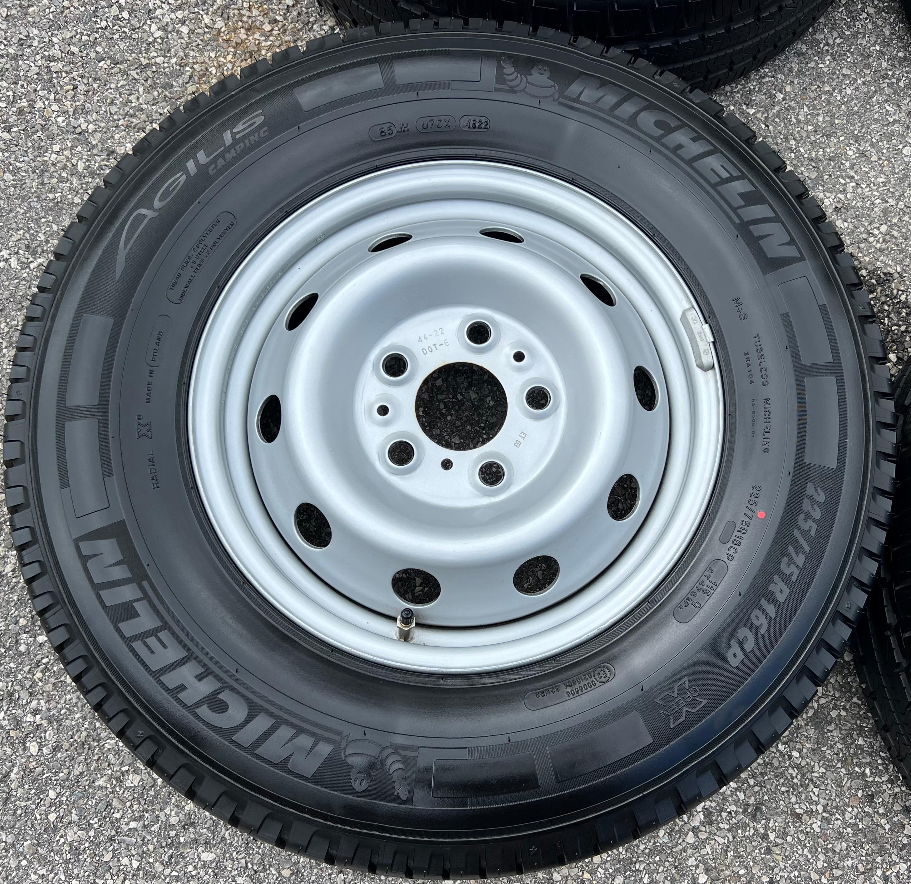 4 ROUES D'ÉTÉ PEUGEOT BOXER FIAT DUCATO CITROEN JUMPER 5x130 225/75R16C 2022