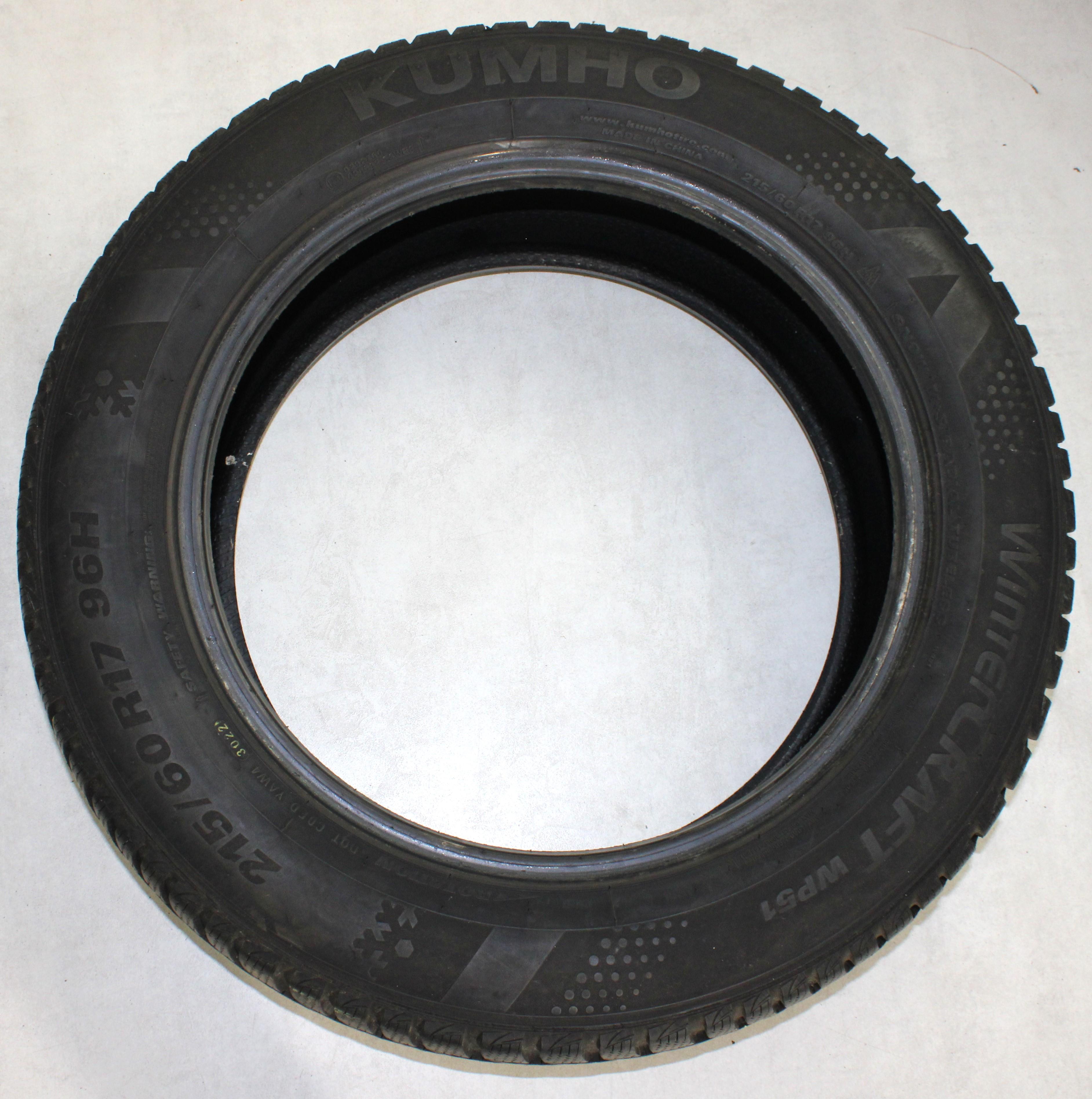 2 x 215/60R17 96H neumáticos de invierno Kumho Wintercraft WP51 7 mm 2022