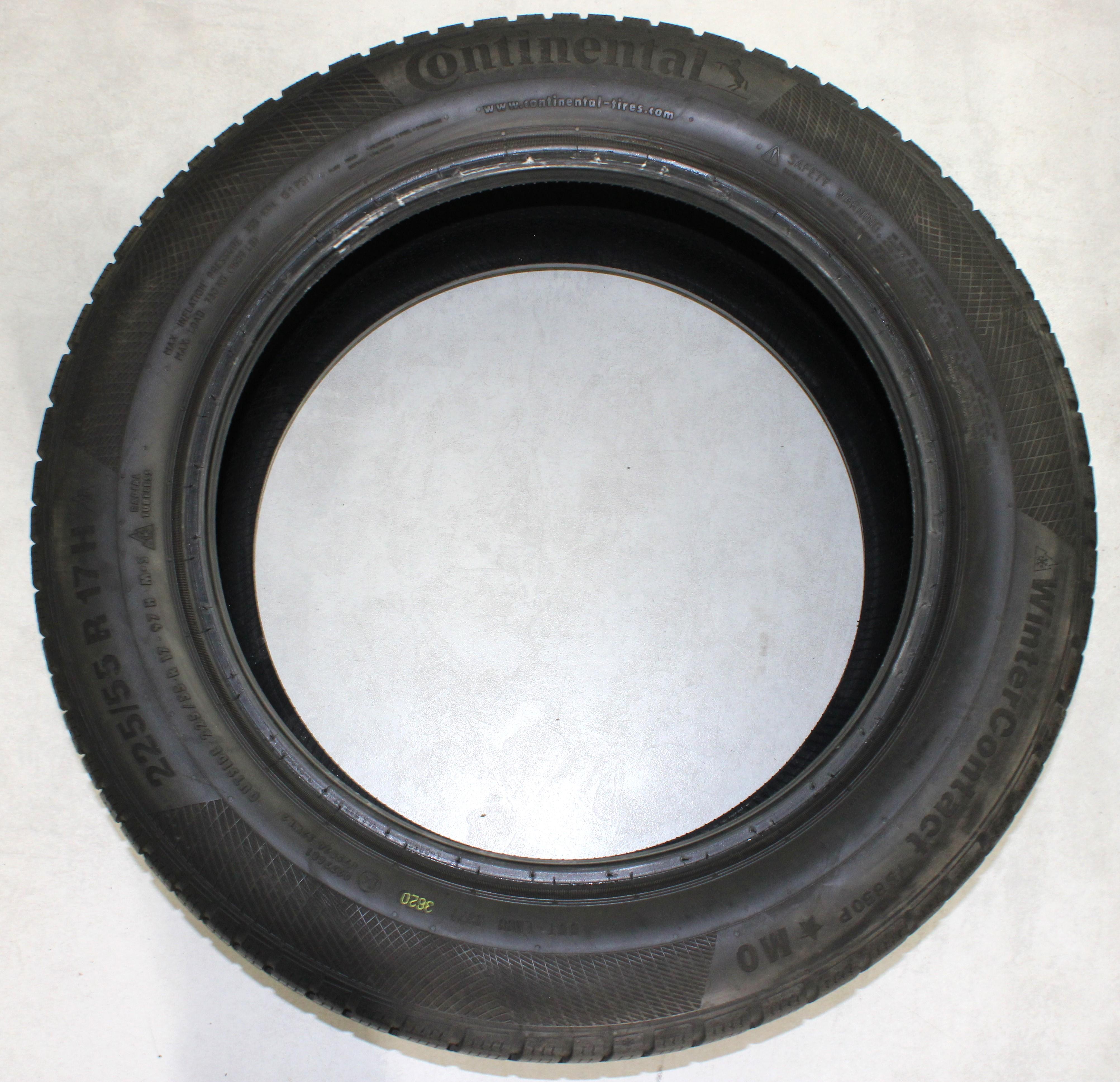 1 x 225/55R17 97H Winterreifen Continental Winter Contact TS850P MO* 5-5,5mm 2020