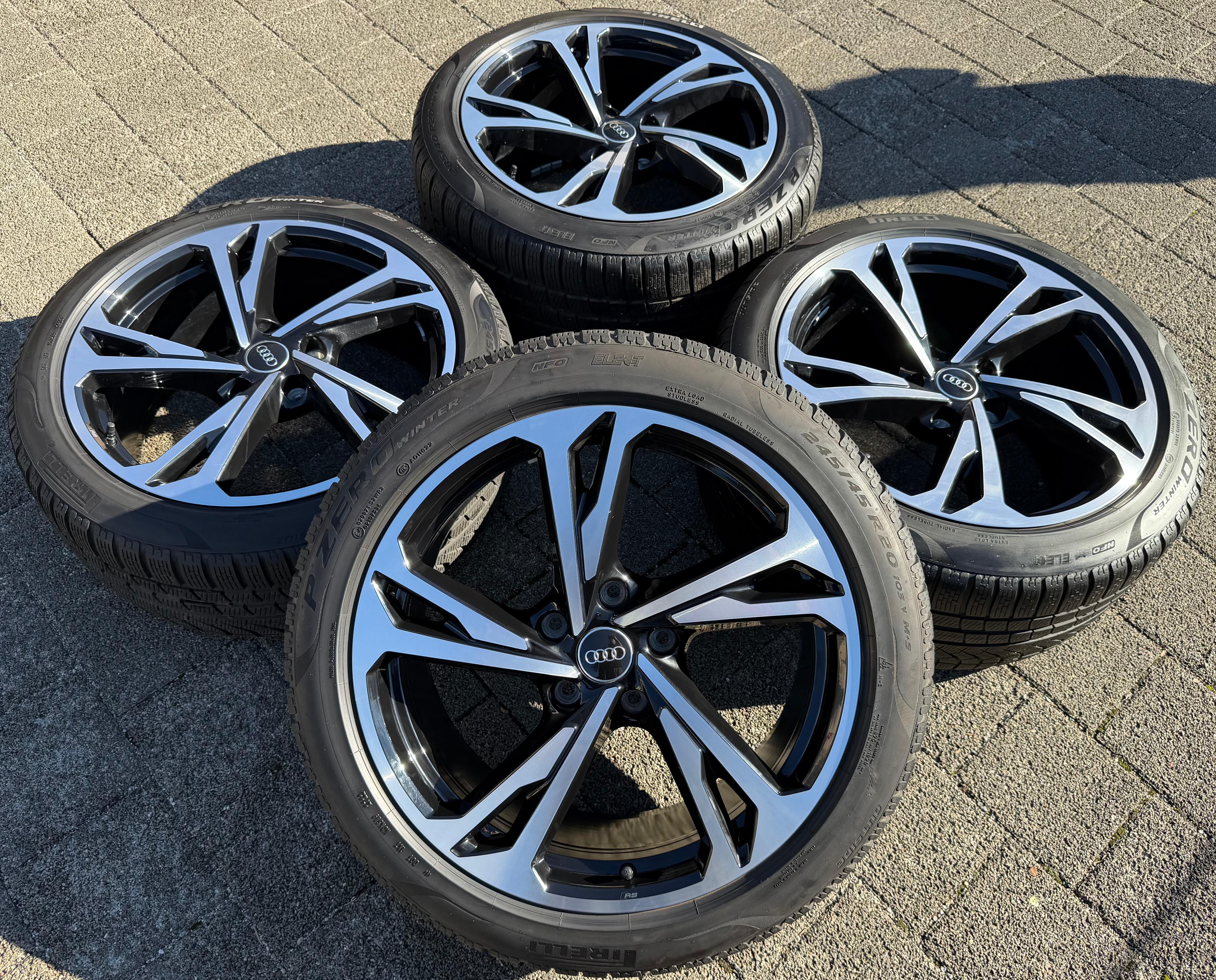 4 ORIGINAL 20" ALU WINTERRÄDER AUDI ETRON E-TRON GT 4J3601025AM 4J3601025AL